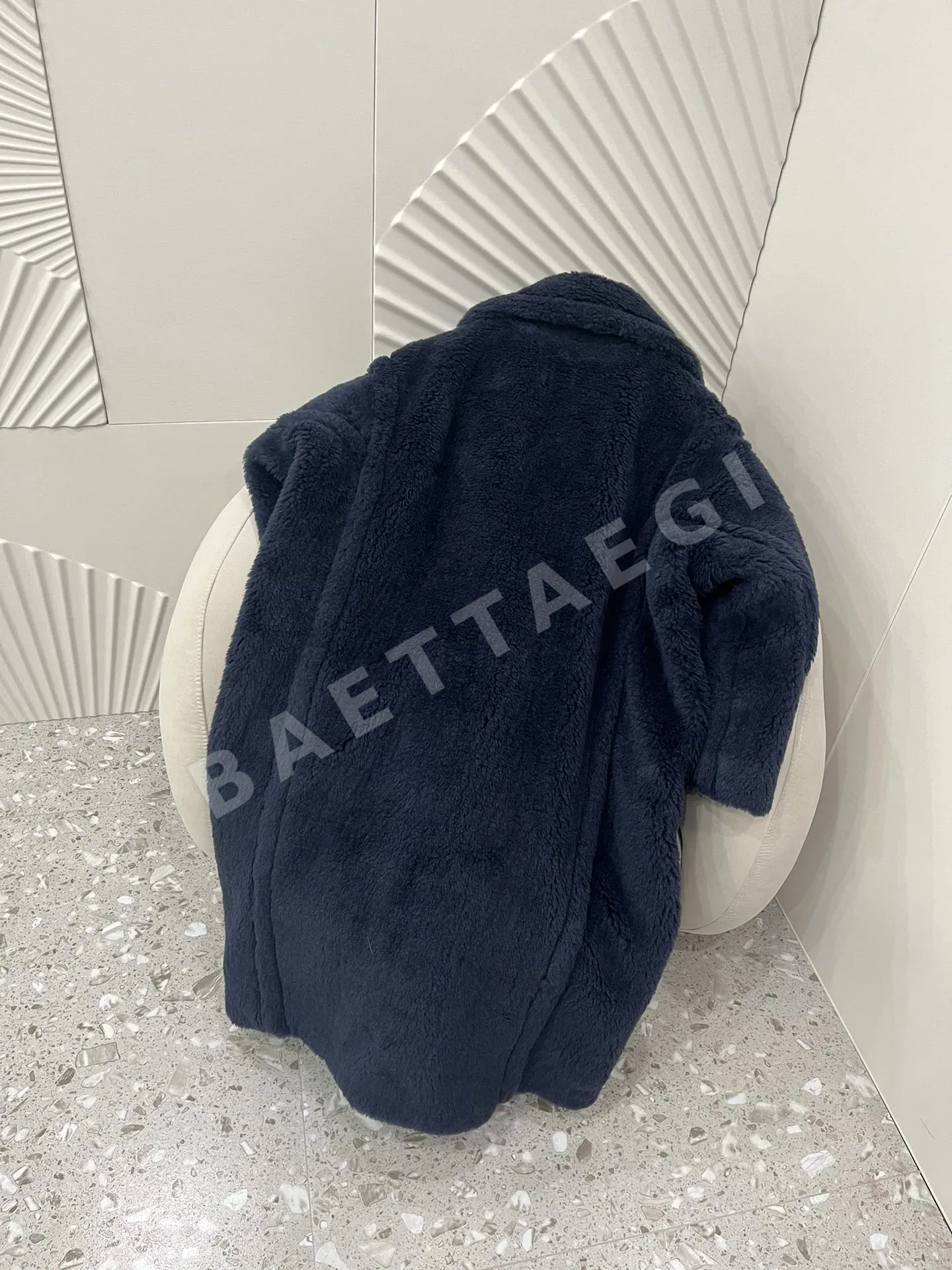 막스마라 테디 자켓 네이비 블루 상세 이미지 8