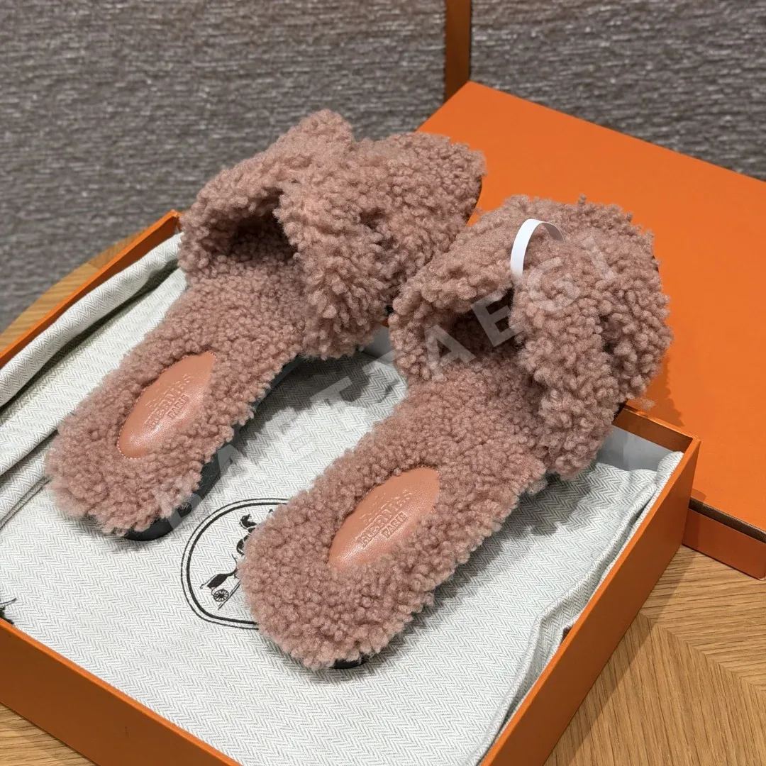 에르메스 오란 샌들 Naked Pink 울 레더 H 컷아웃 상세 이미지 3