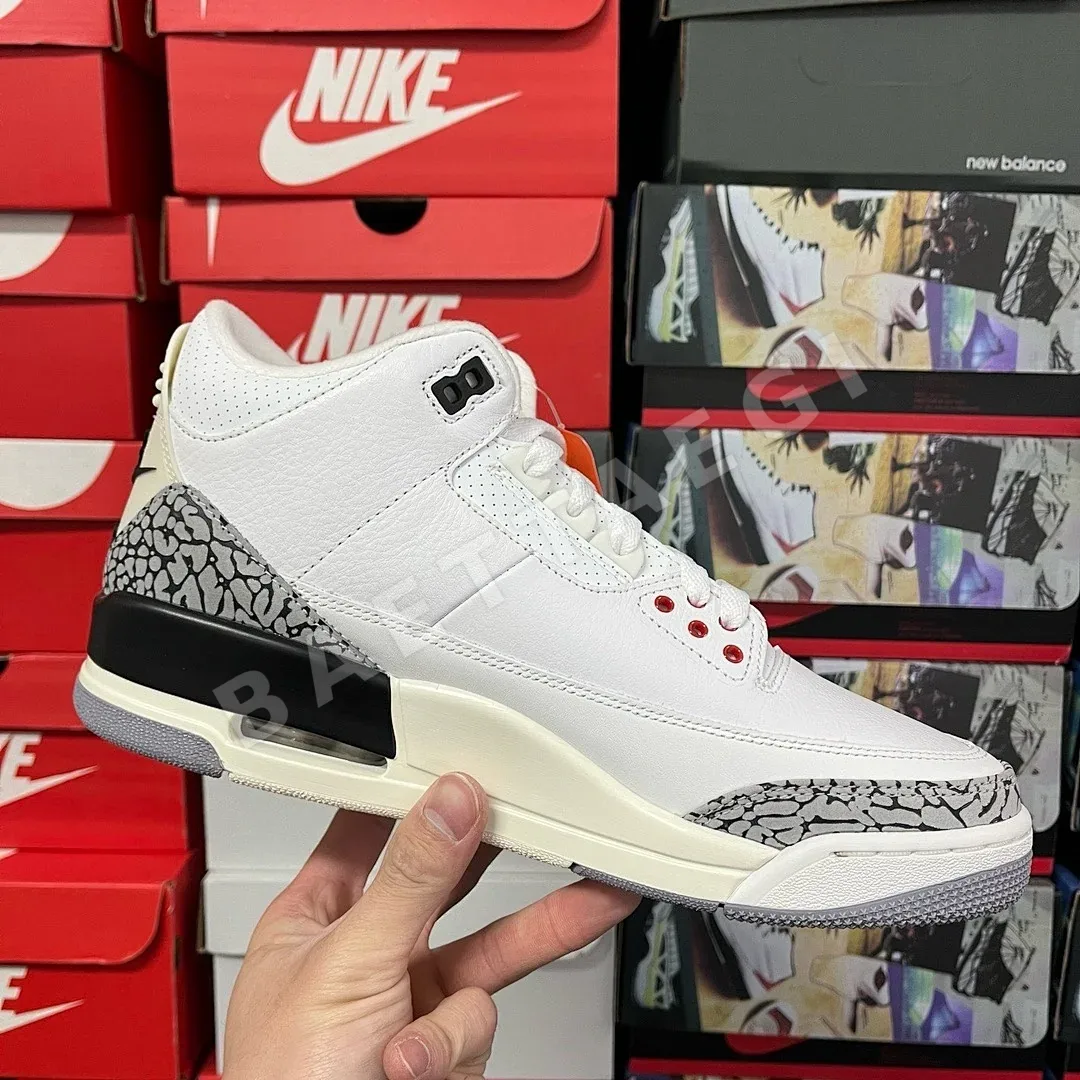 나이키 [GX] 조던 3 레트로 200975 Nike Jordan 3 Retro White Cement Reimagined 상세 이미지 17