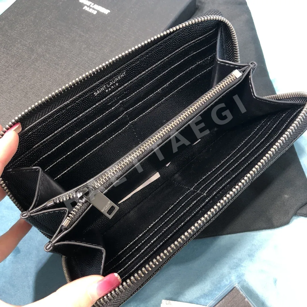 생로랑 캐비어 지퍼 지갑 상세 이미지 8
