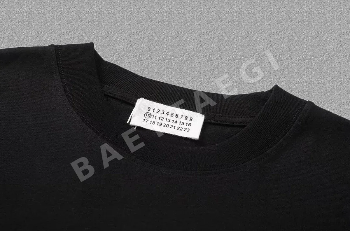 마르지엘라 프린트 로고 여성 반팔 티셔츠 상세 이미지 5