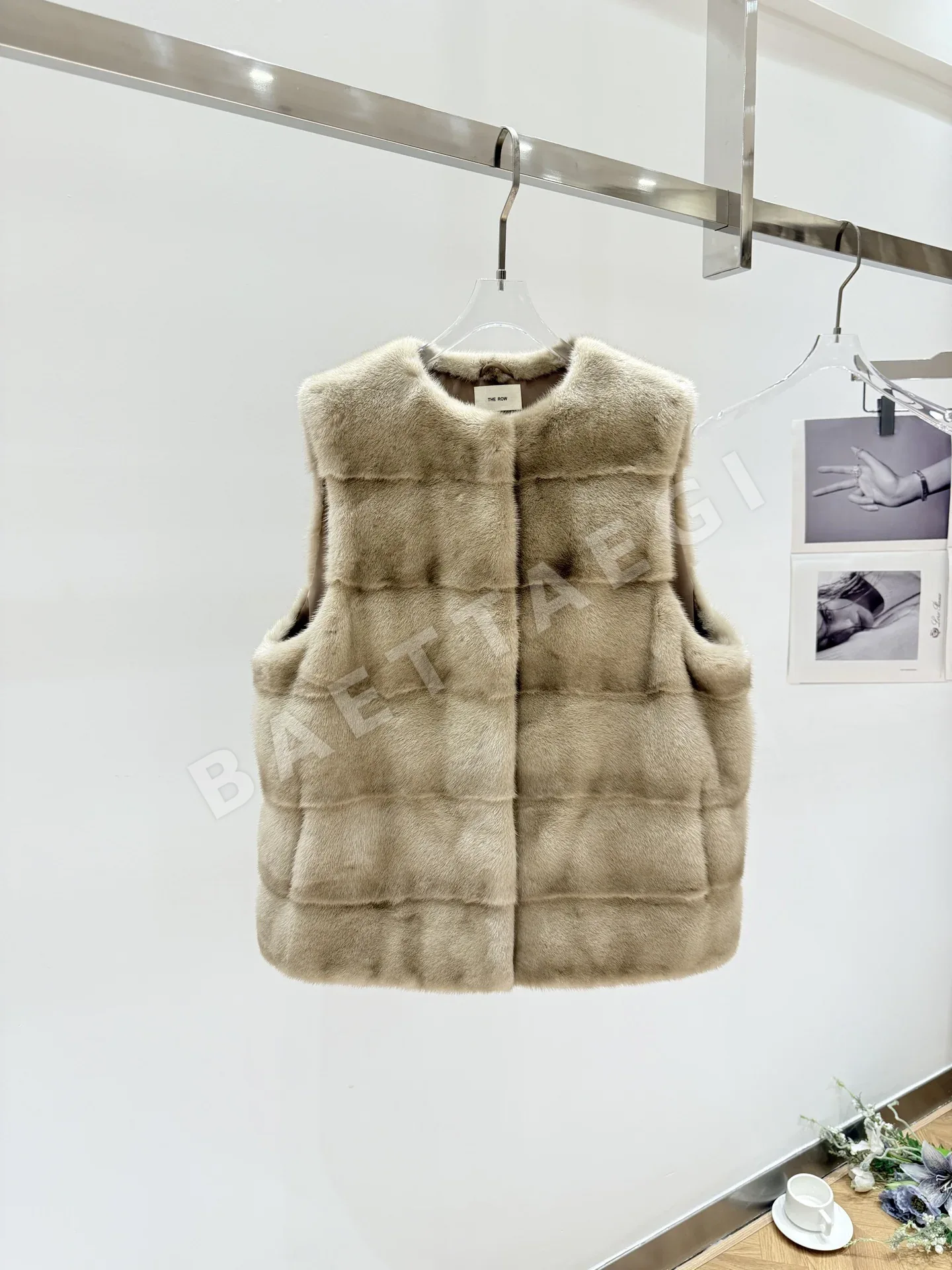 더로우 밍크 코트 조끼 171451