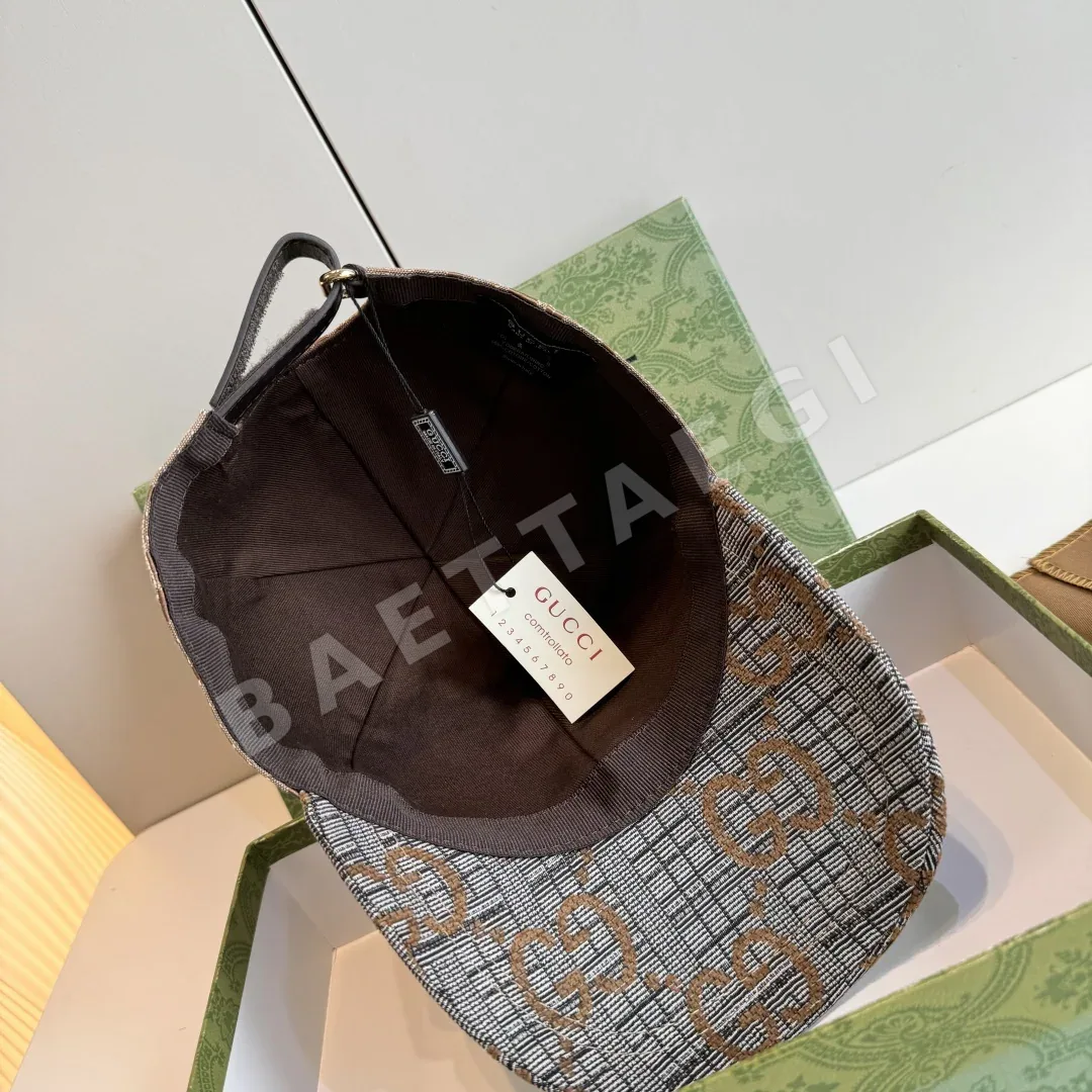 구찌 더블 G 체크 베이스볼 캡 상세 이미지 6
