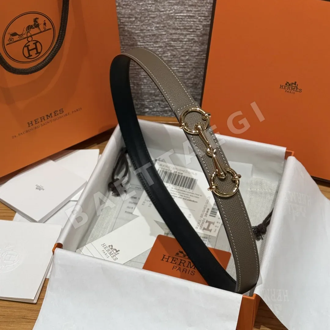 에르메스 헤리티지 양면 가죽 벨트 상세 이미지 3
