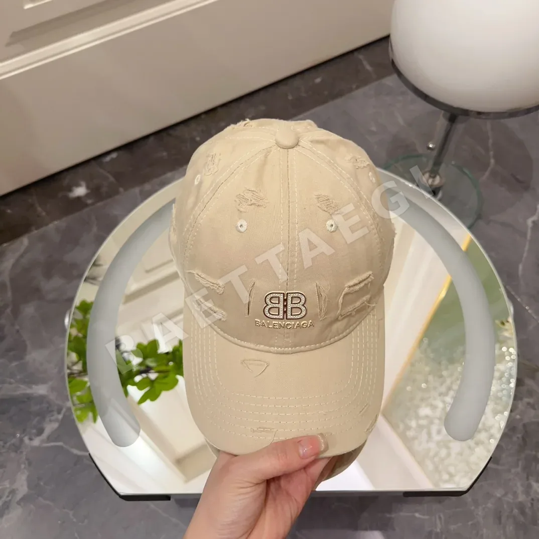 발렌시아가 데미지 워싱 면 소재 야구모자 상세 이미지 6