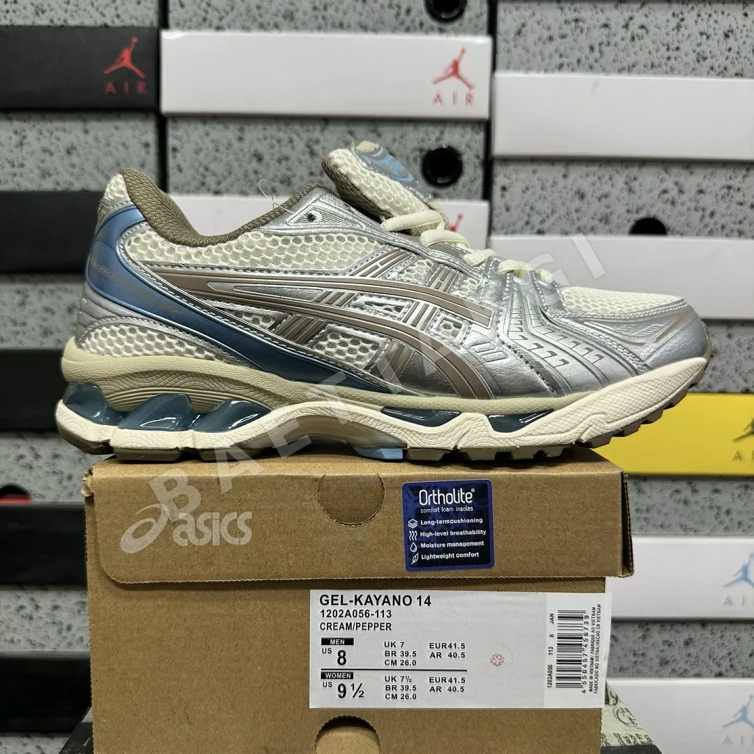 아식스 [LZ] 젤 카야노 14 1202A056-113 200567 Asics Gel-Kayano 14 Cream Pepper