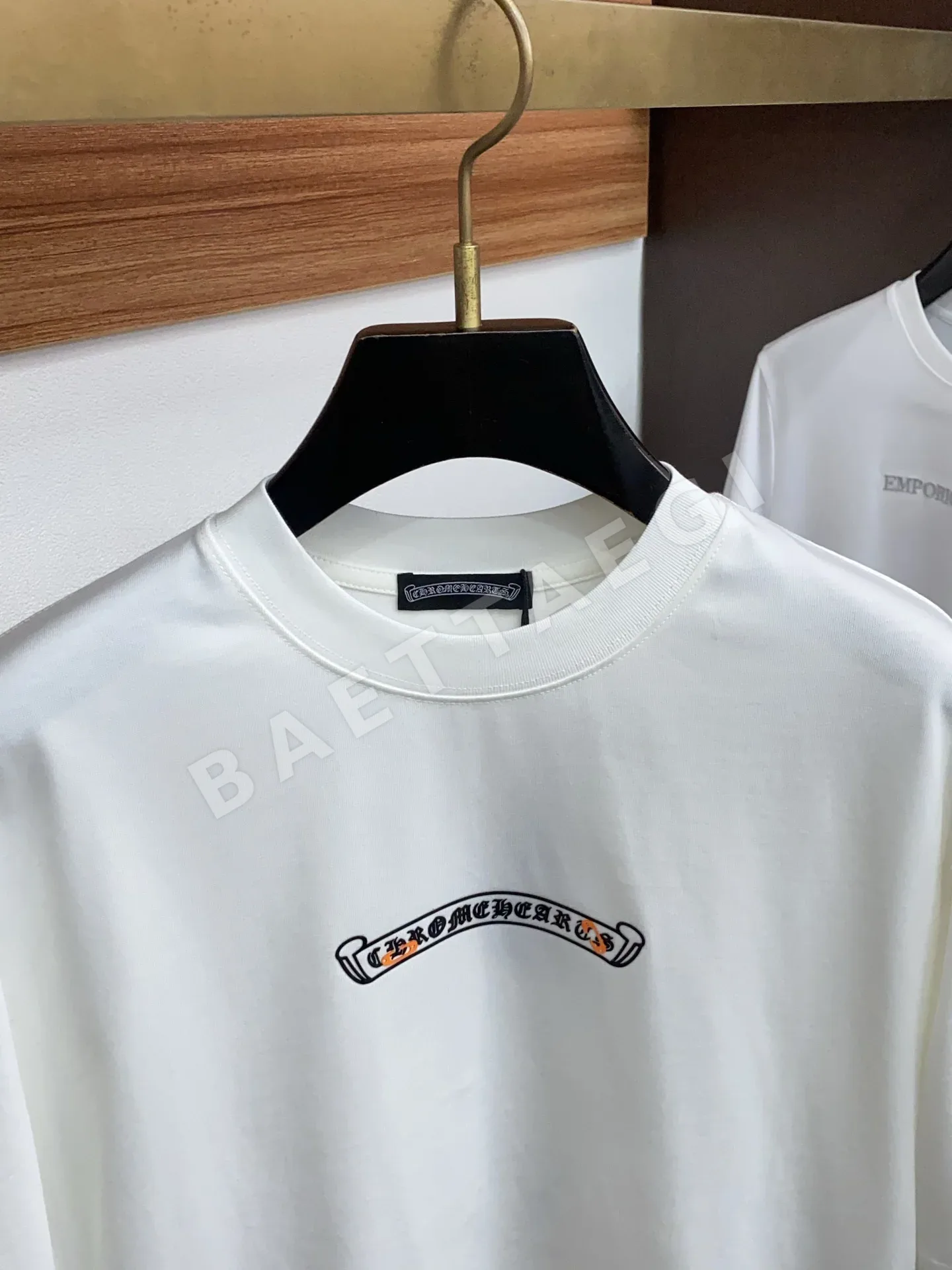 크롬하츠 장섬유 면 소재 반팔 셔츠 P240 상세 이미지 3