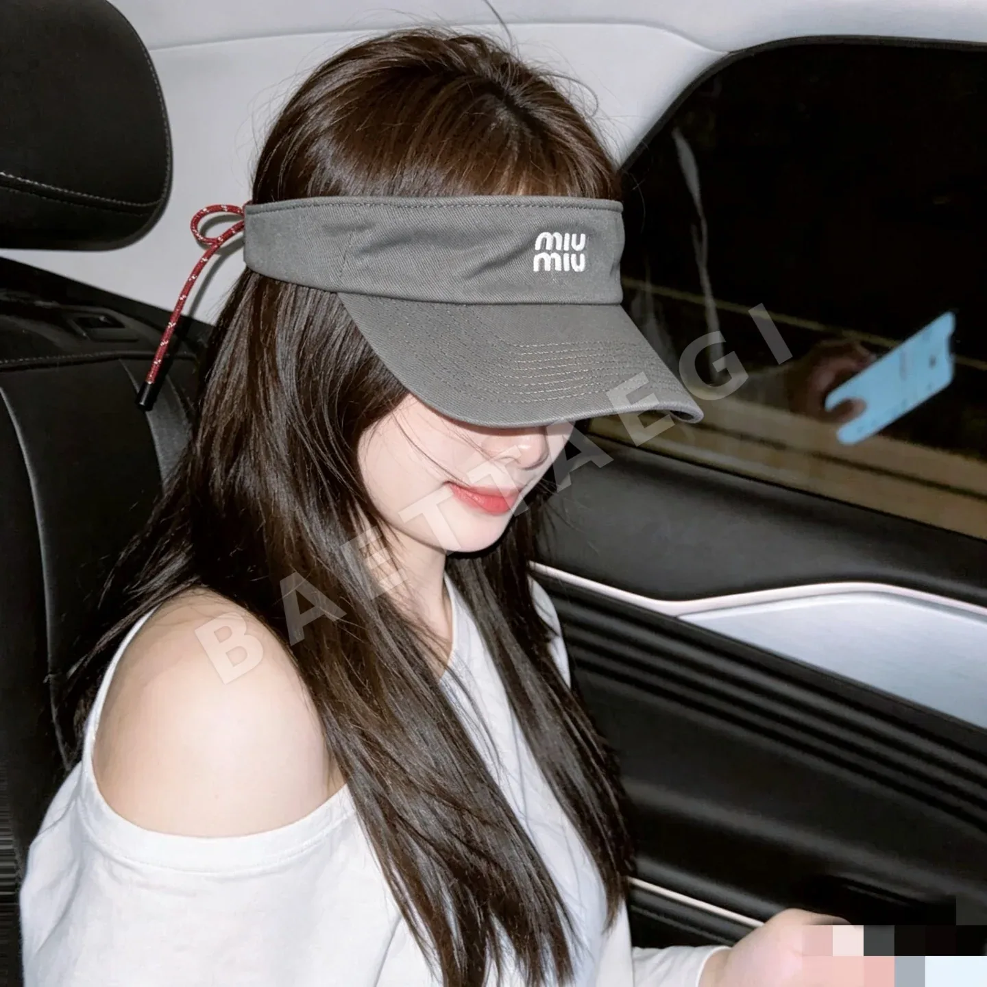 미우미우 바이저 캡 185877