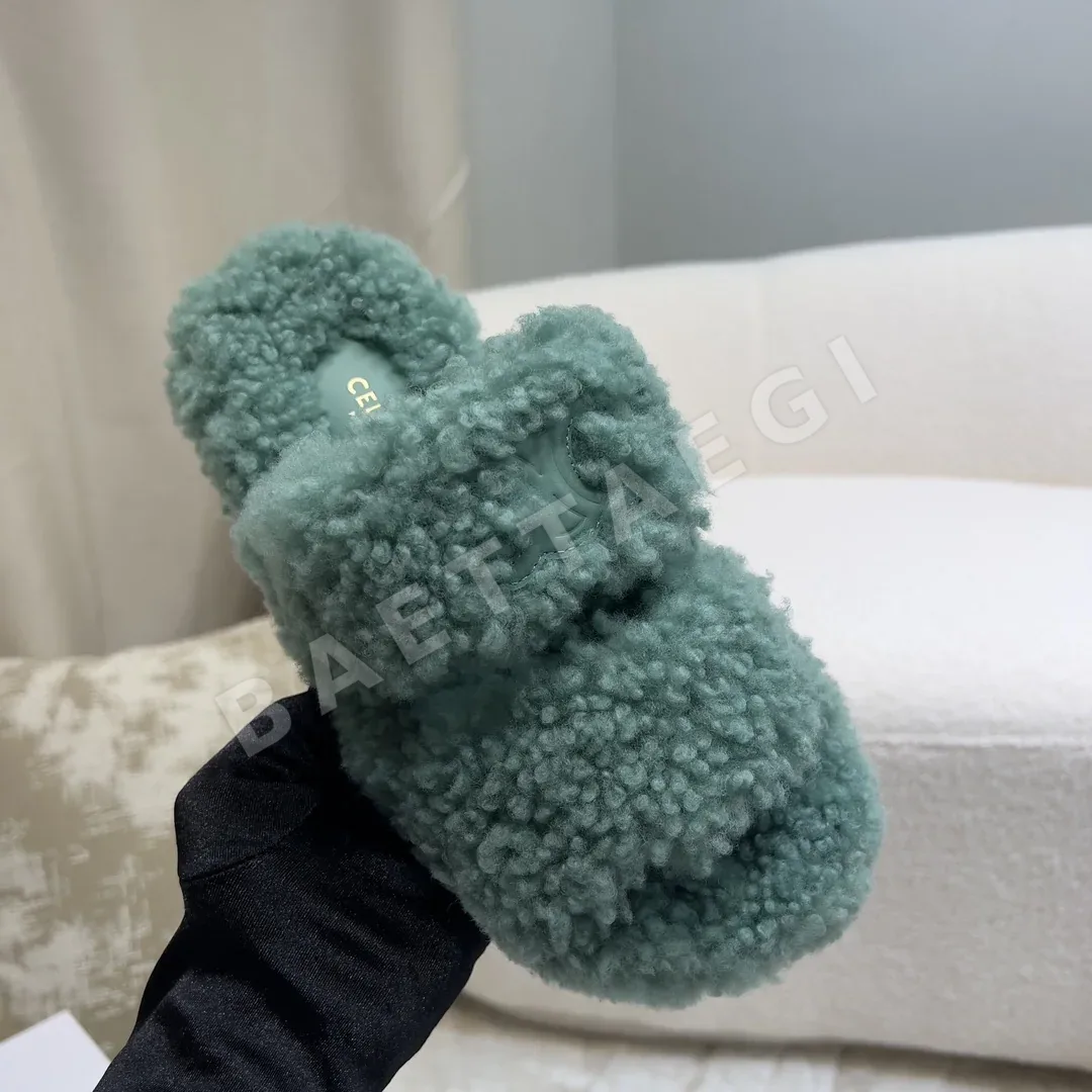 셀린느 울 개선문 퍼 슬리퍼 상세 이미지 9
