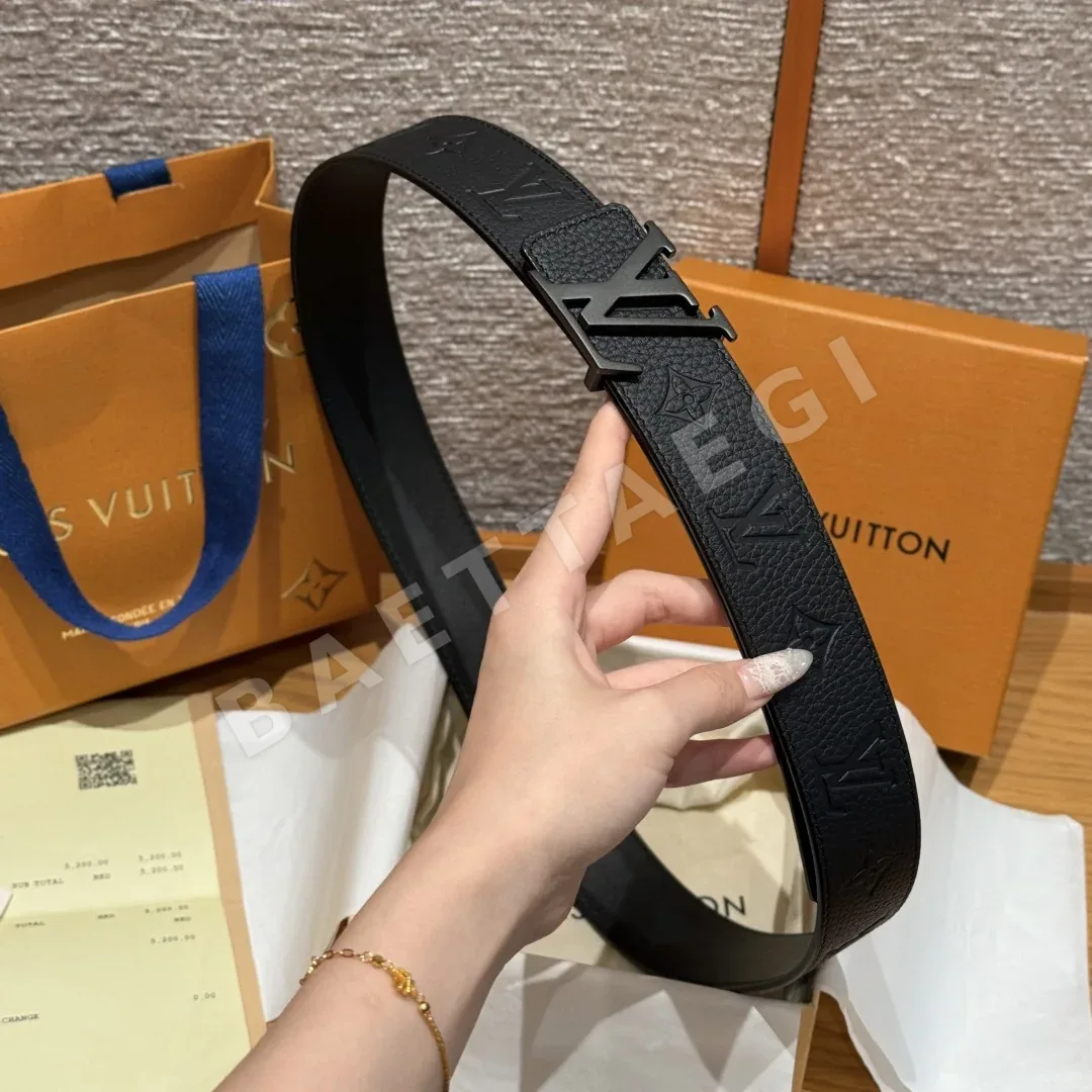 루이비통 모노그램 섀도우 가죽 리버시블 벨트 상세 이미지 4