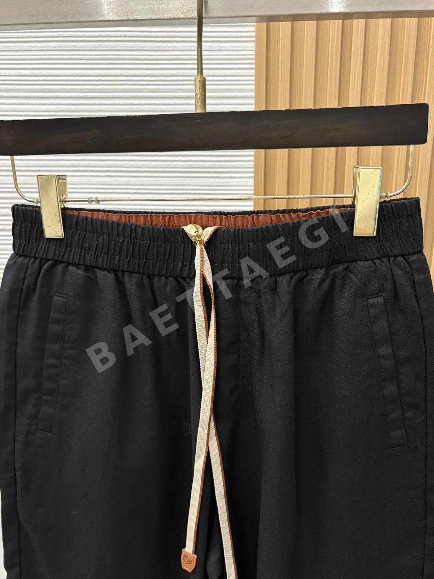 로로피아나 린넨 코튼 캐주얼 남성 반바지 상세 이미지 2
