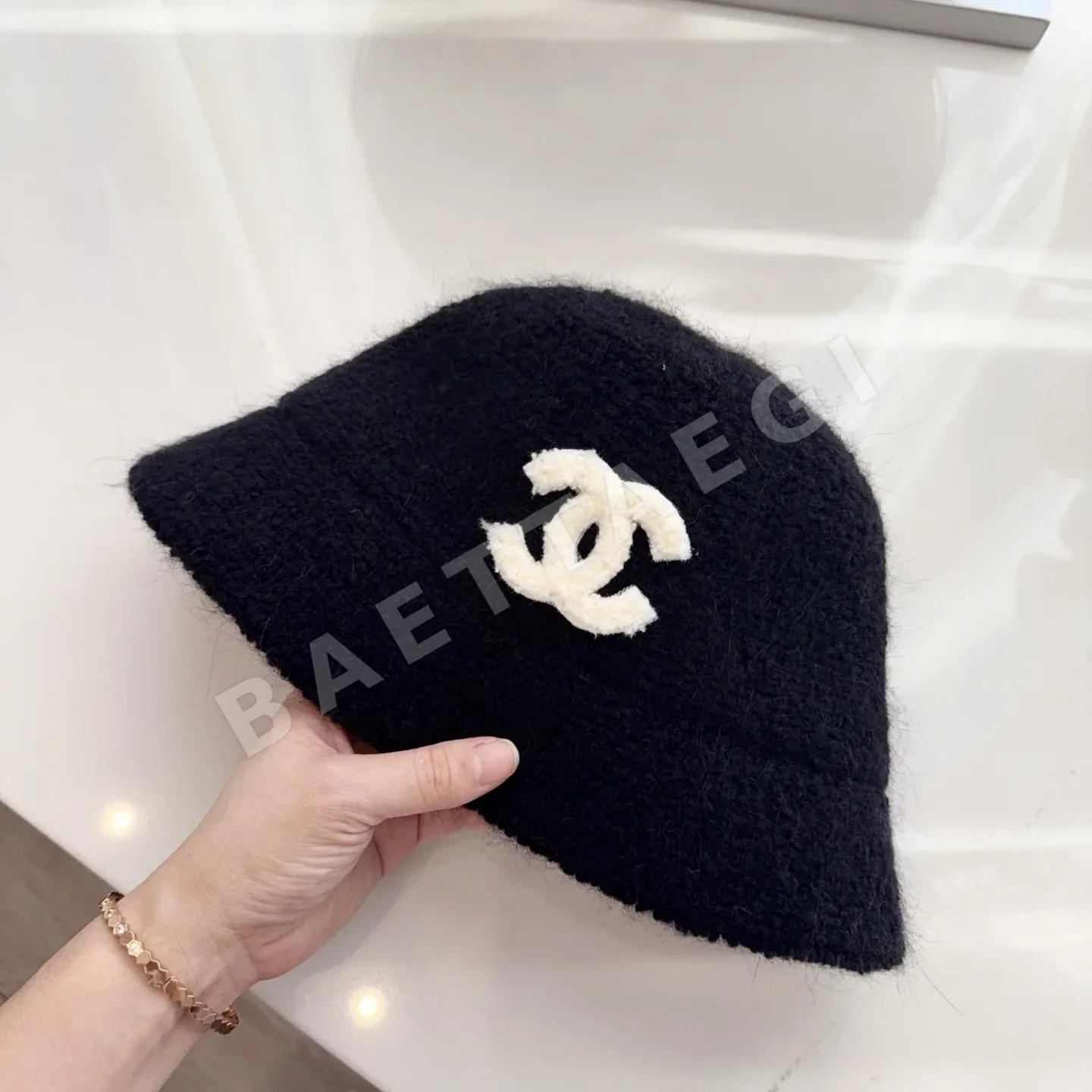 샤넬 토끼털 울 어부 모자 상세 이미지 6