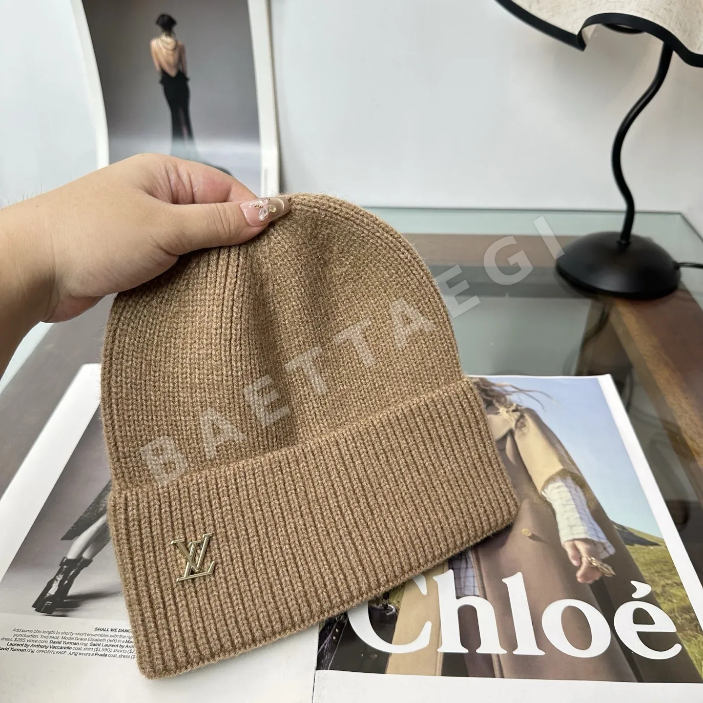 루이비통 LV 니트 비니 상세 이미지 4