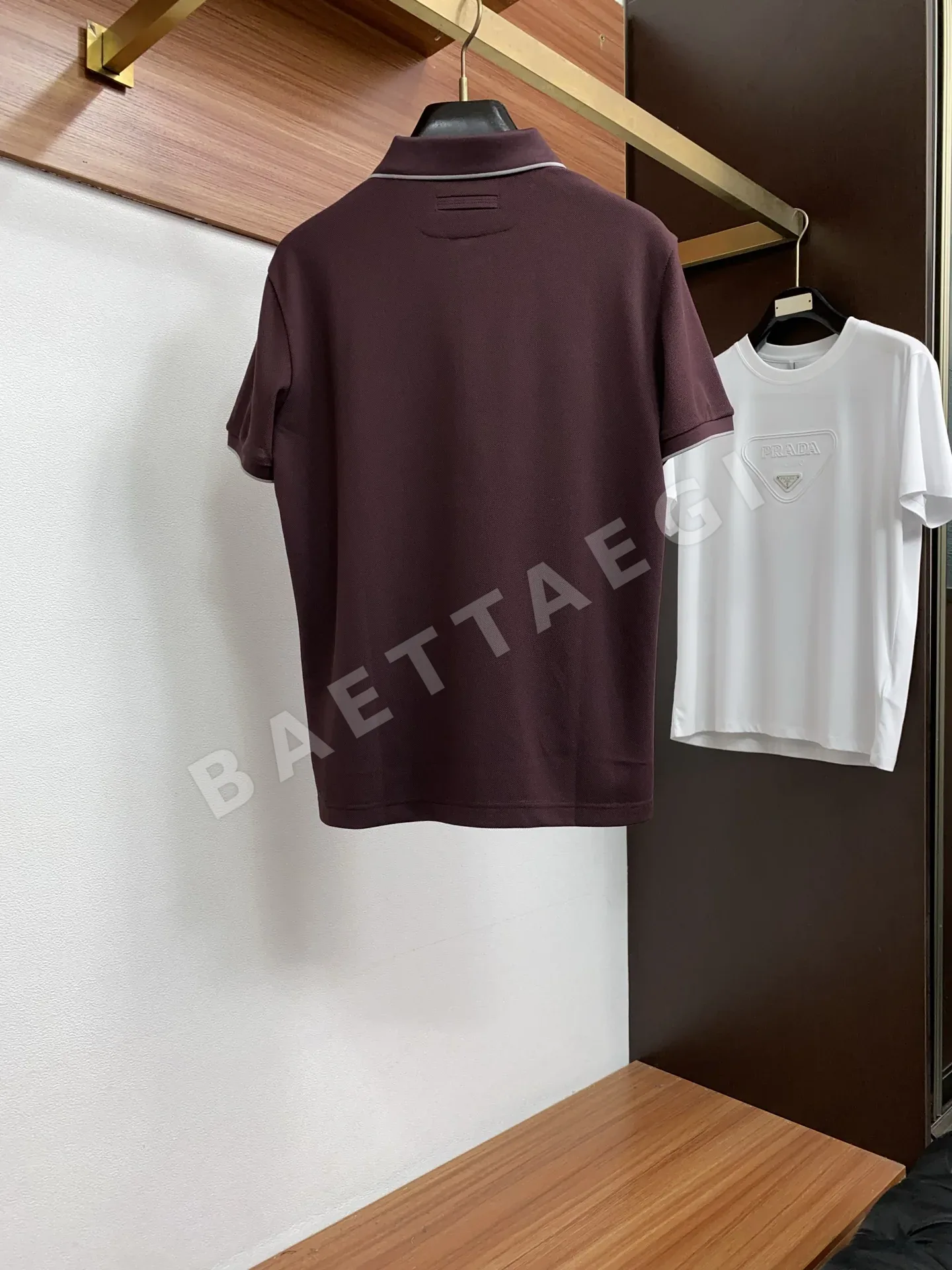 제냐 라펠 카라 실크 코튼 반팔 셔츠 상세 이미지 9