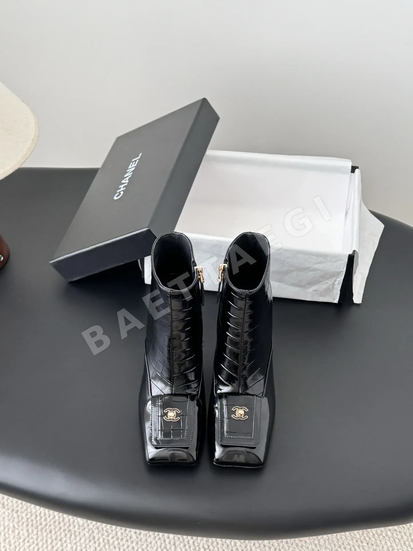 샤넬 메티에다르 앵클 부츠 151629