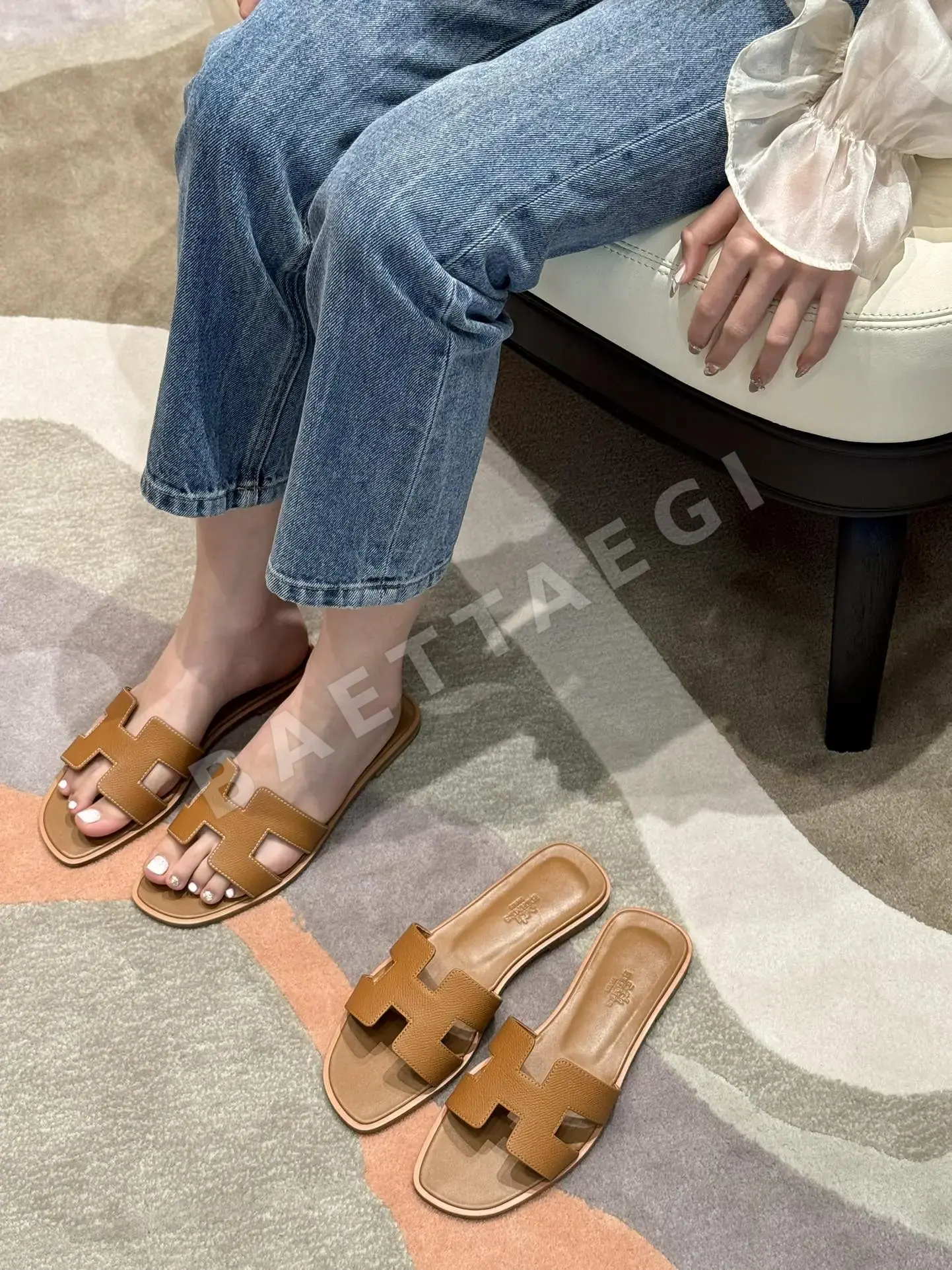 에르메스 181 오란 샌들 8312 상세 이미지 3