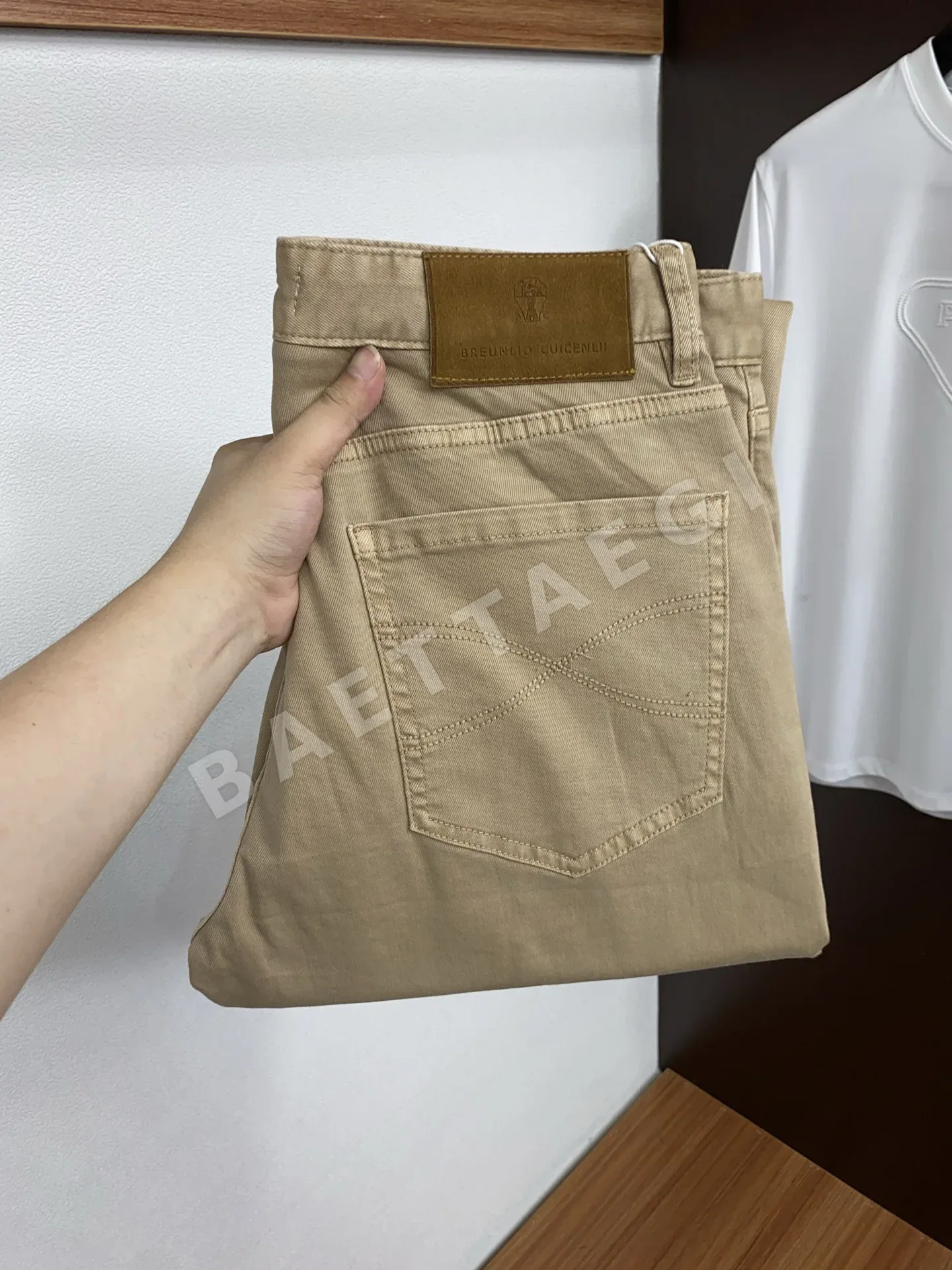 브루넬로쿠치넬리 데님 스트레치 남성 바지 146716
