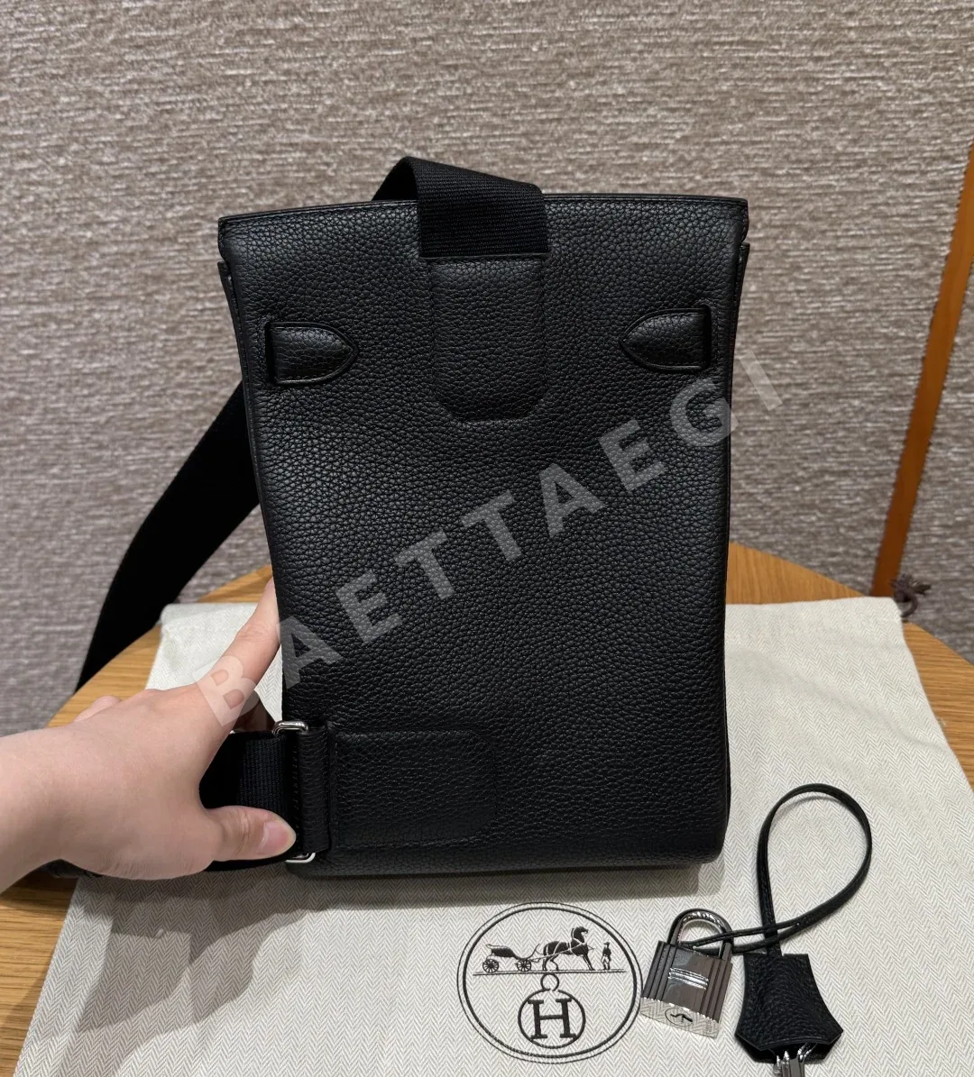 에르메스 핵 아 도 토고 가죽 백팩 상세 이미지 2
