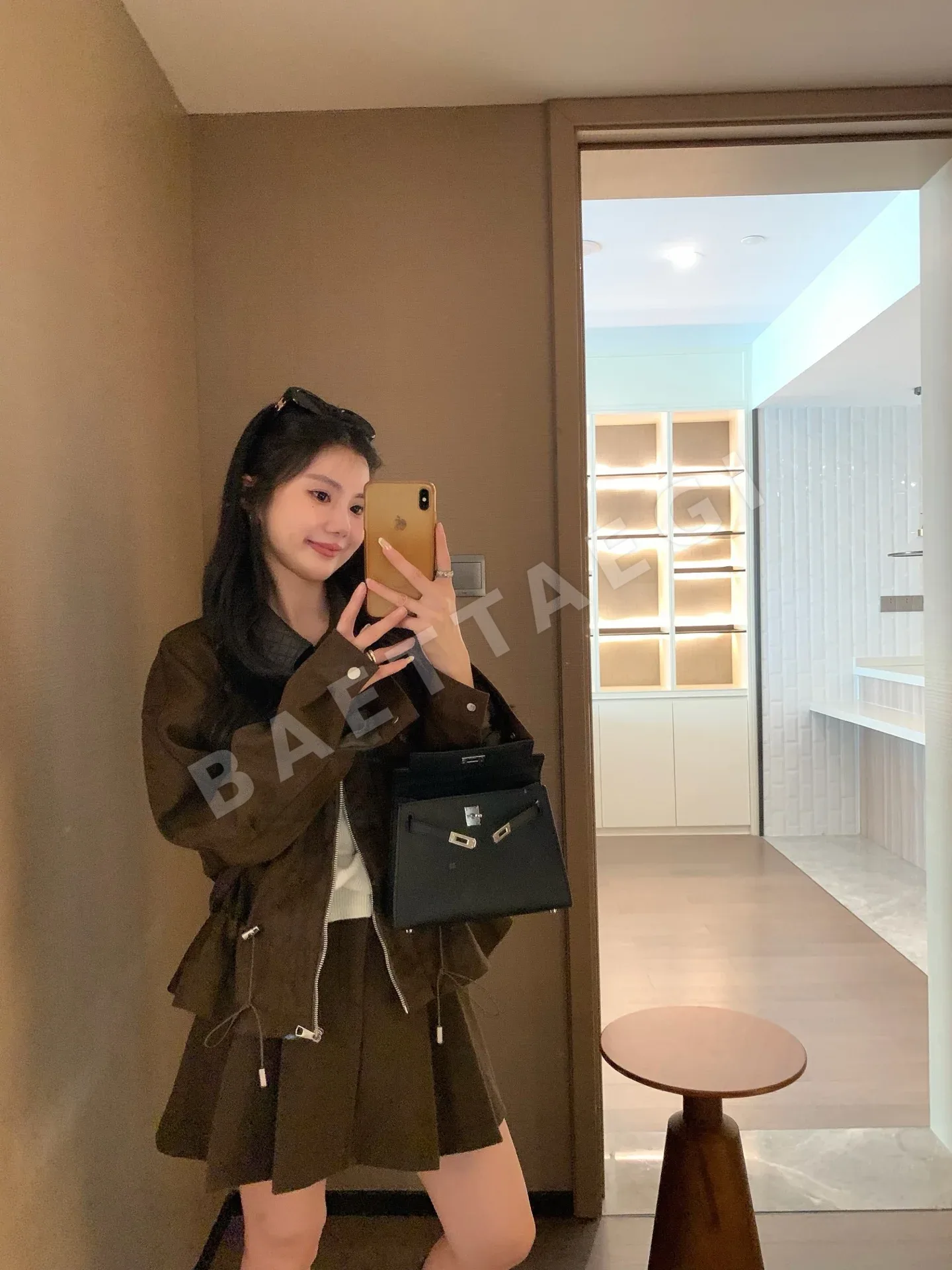 로로피아나 램스킨 스웨이드 자켓 202549