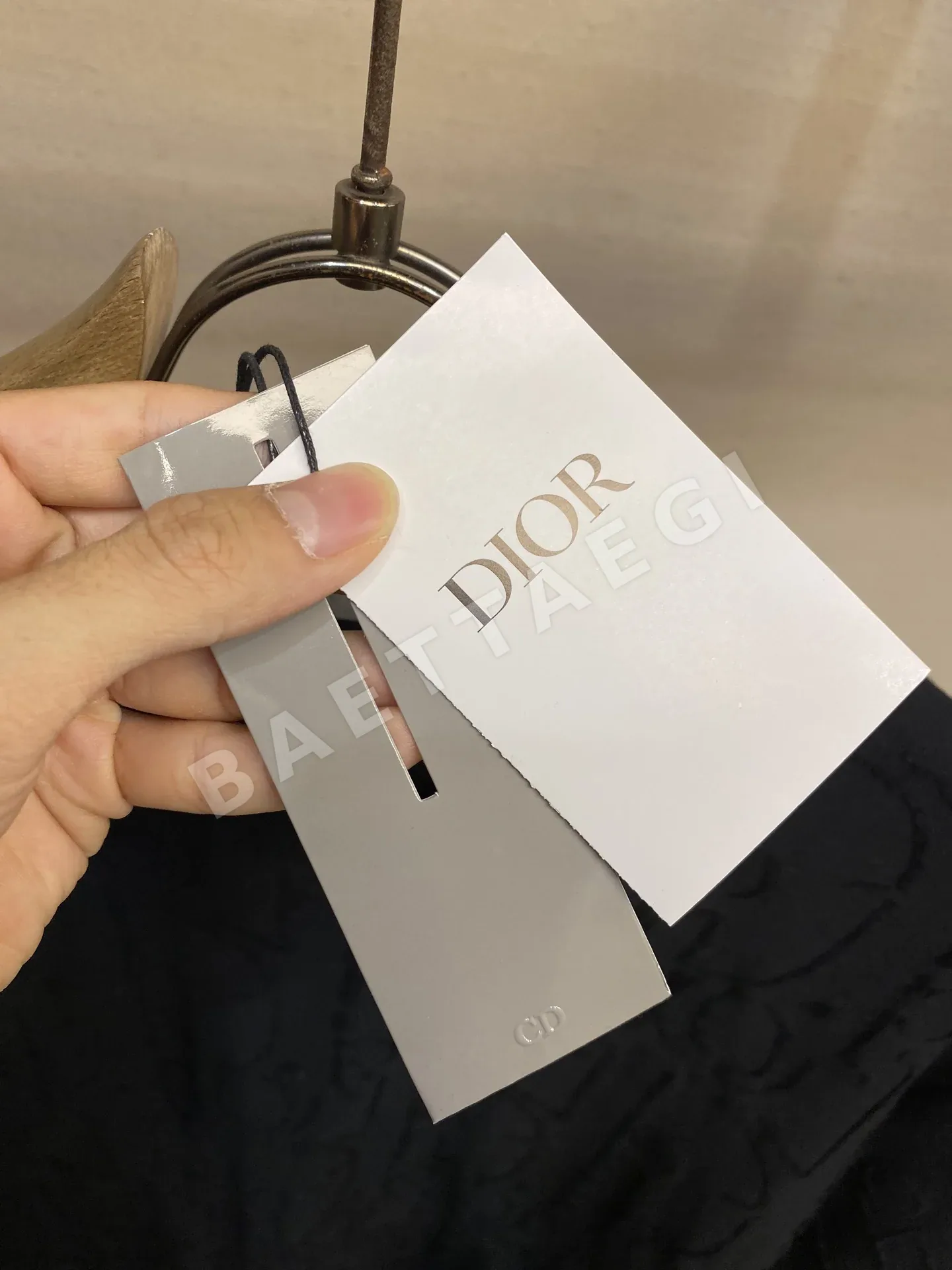 디올 코튼 자카드 남성 반팔 티셔츠 상세 이미지 9