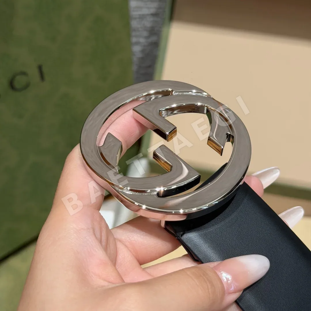 구찌 더블 G 버클 가죽 벨트 40mm 상세 이미지 5