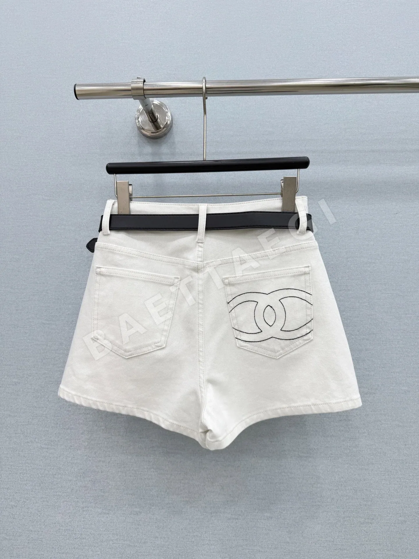 샤넬 자수 큐롯 여성 바지 상세 이미지 7