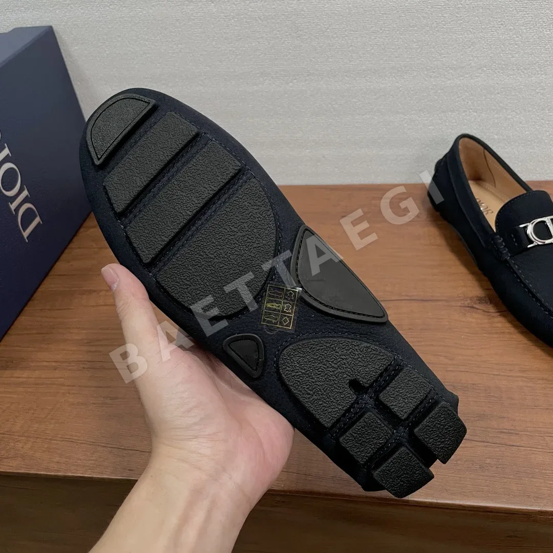 디올 로퍼 남성 카프스킨 엠보스 로고 상세 이미지 6