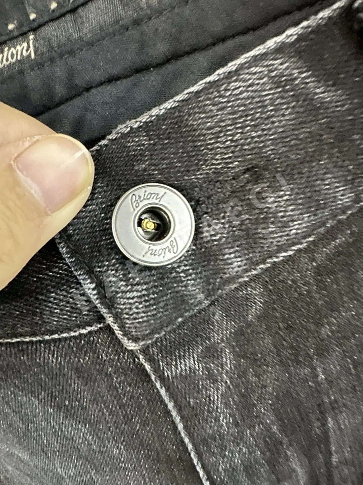 브리오니 그레이 데님 남성 바지 상세 이미지 8