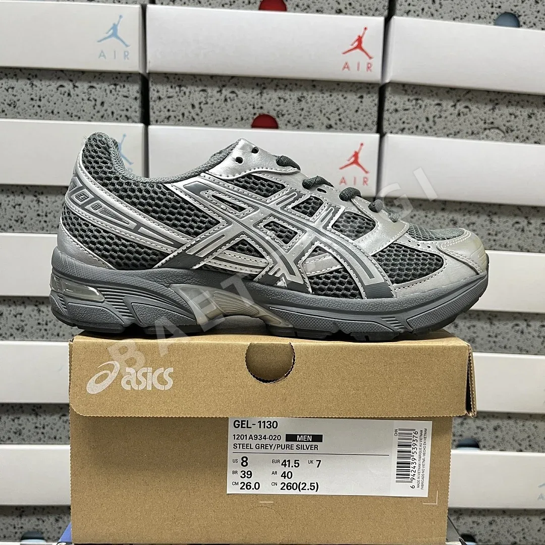 아식스 [VP] 젤 1130 1201A934-020 200550 Asics Gel-1130 Steel Grey Pure Silver