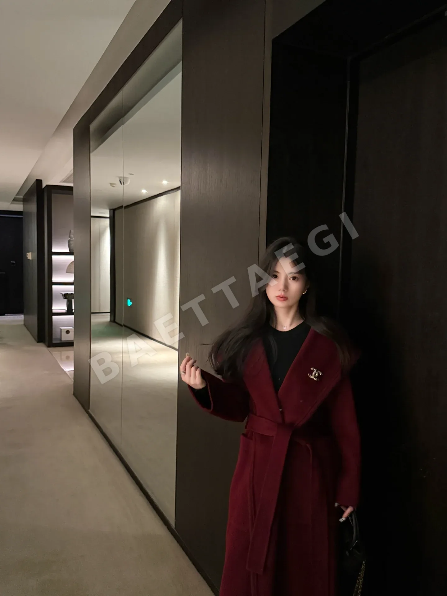 샤넬 후드 카시미어 코트 상세 이미지 7