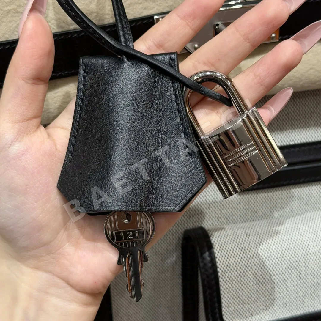 에르메스 버킨 40 캔버스 가방 상세 이미지 9