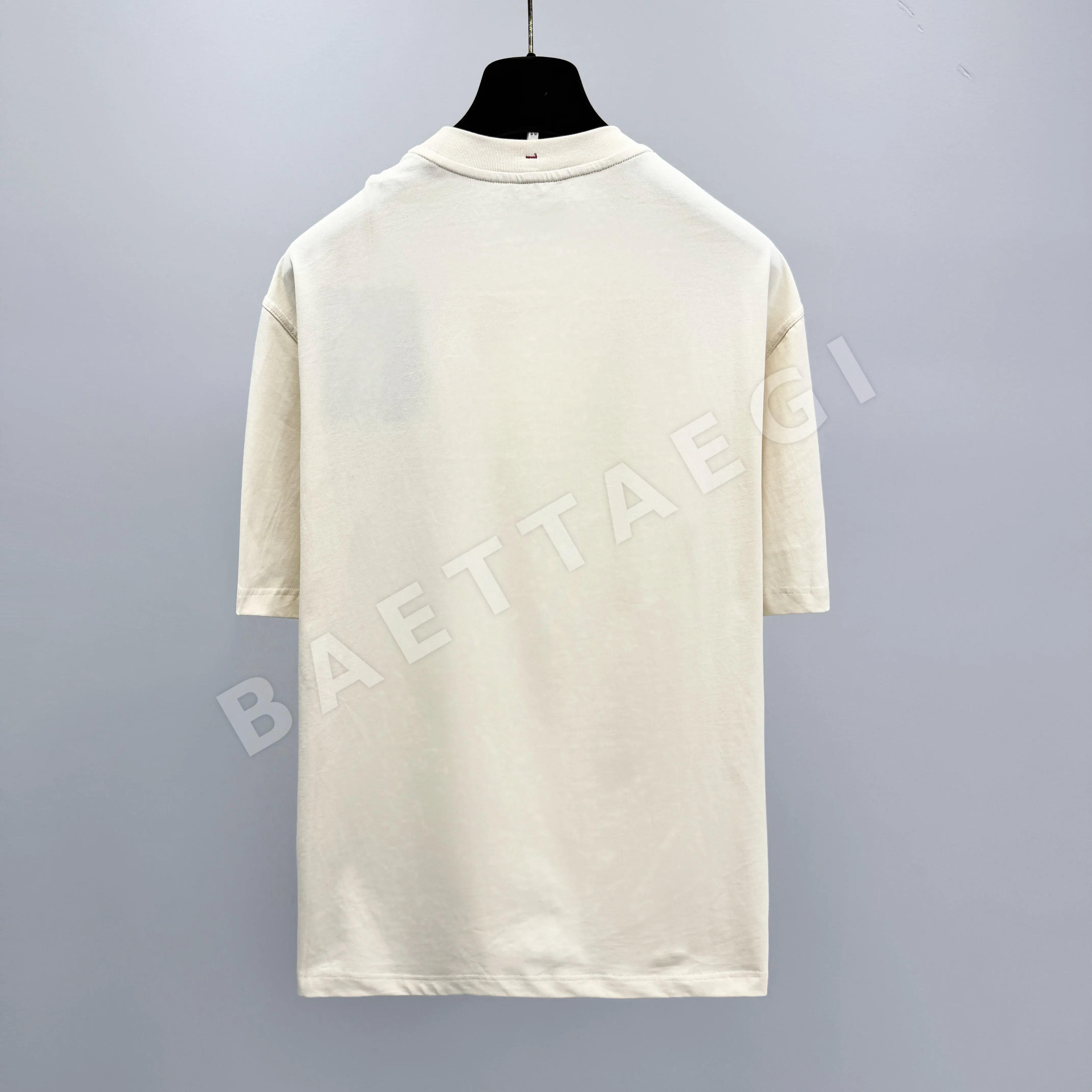 몽클레르 데님 포켓 코튼 블렌드 티셔츠 상세 이미지 11