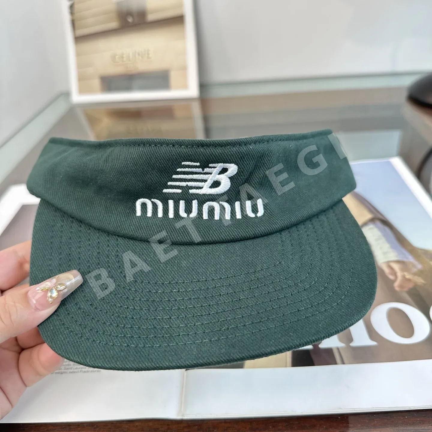 미우미우 써머 바이저 캡 상세 이미지 6