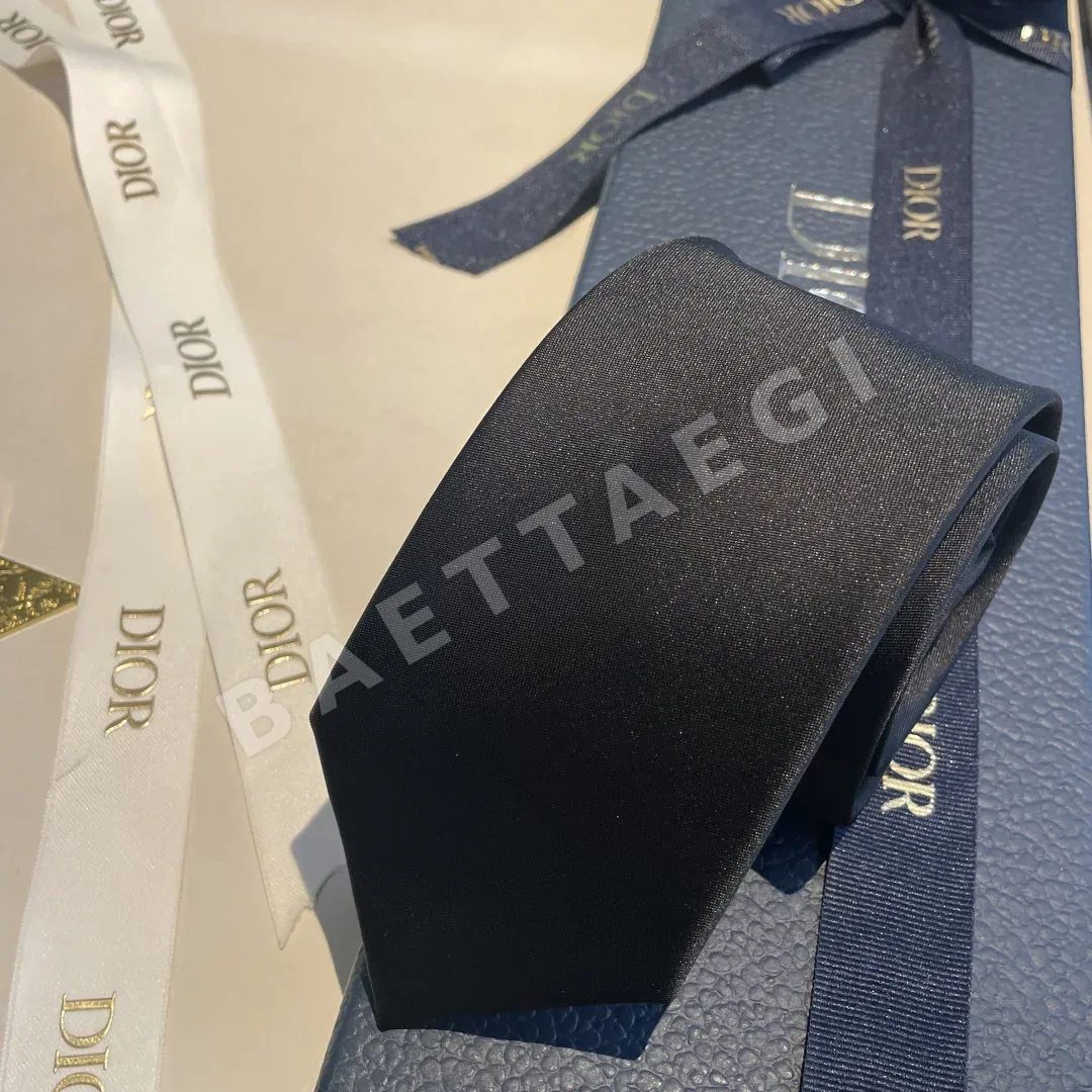 디올 로고 자카드 넥타이 상세 이미지 7