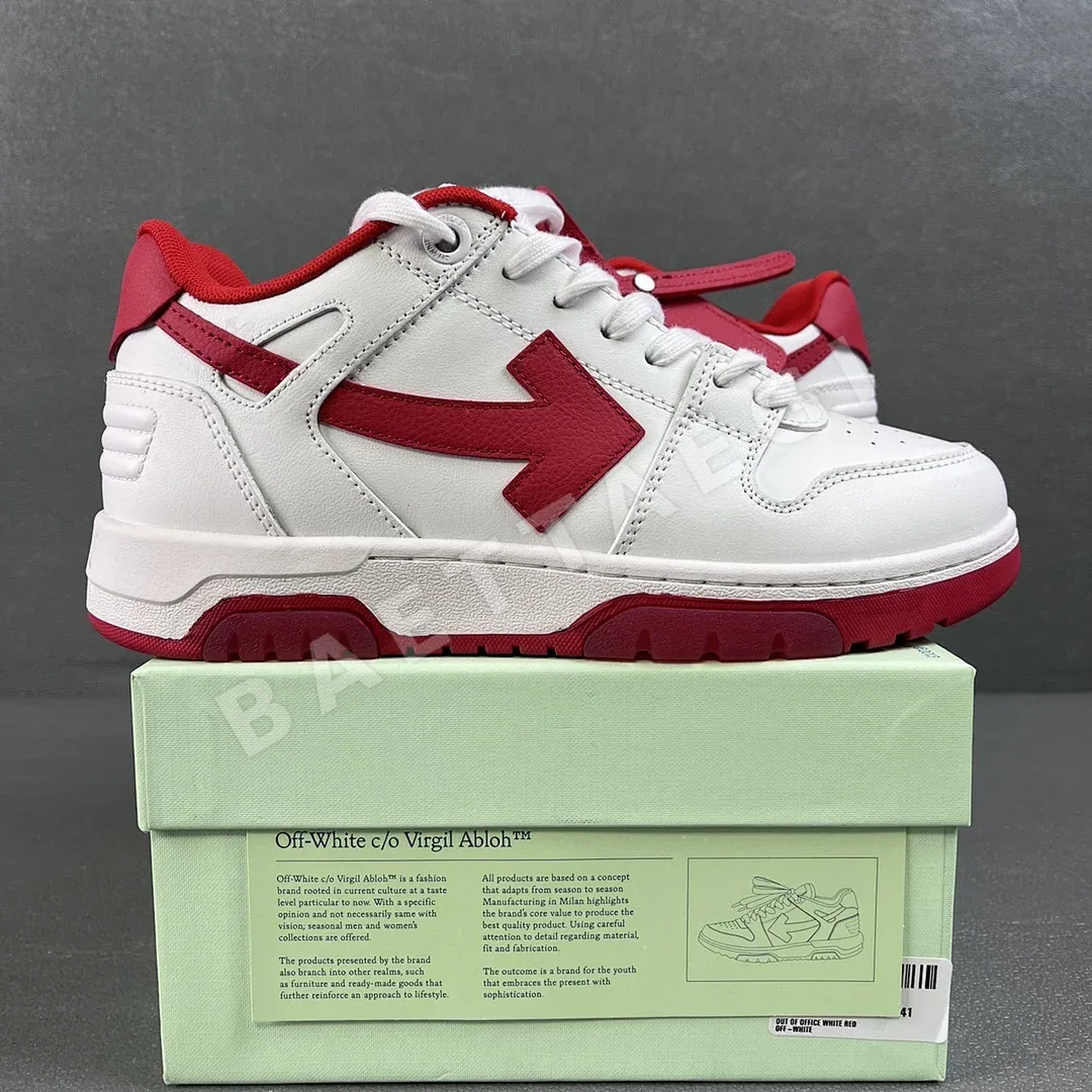 오프화이트 화이트 레드 202317 Off White 상세 이미지 1