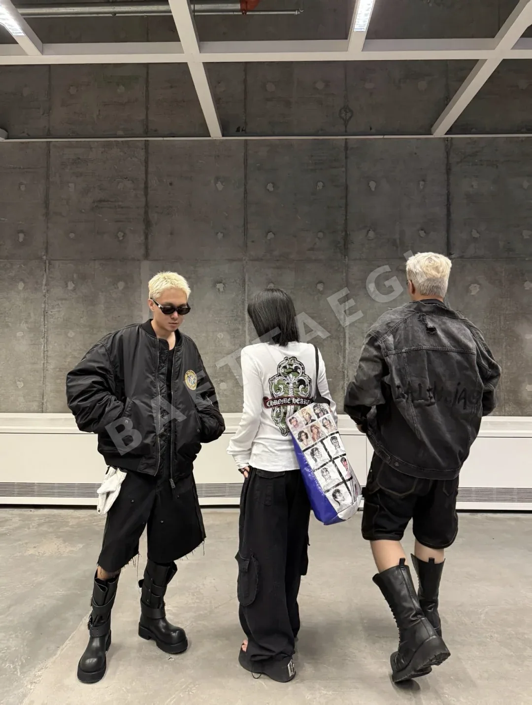 크롬하츠 대거 와플 긴팔 티셔츠 상세 이미지 9