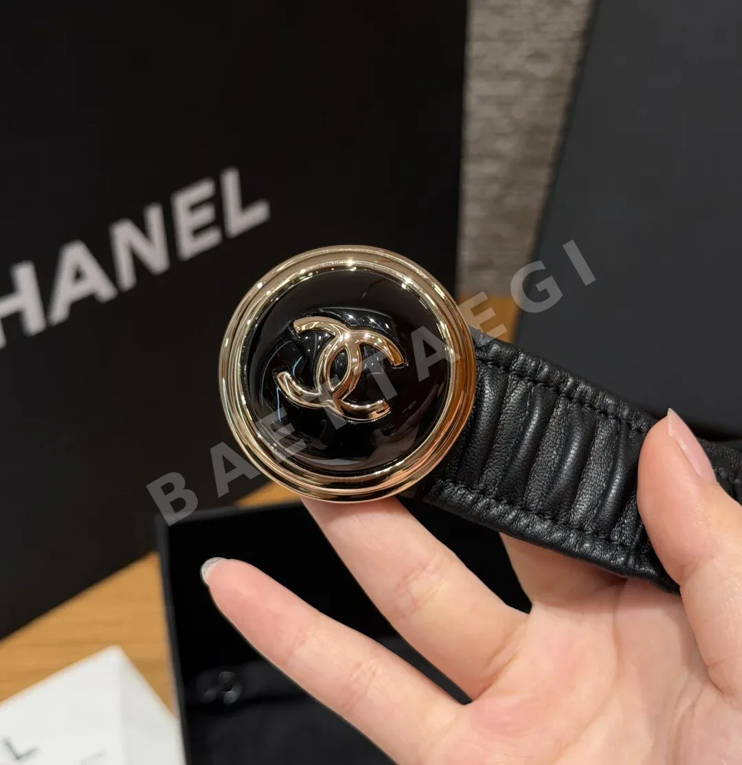 샤넬 플리츠 고무 벨트 30mm 상세 이미지 2