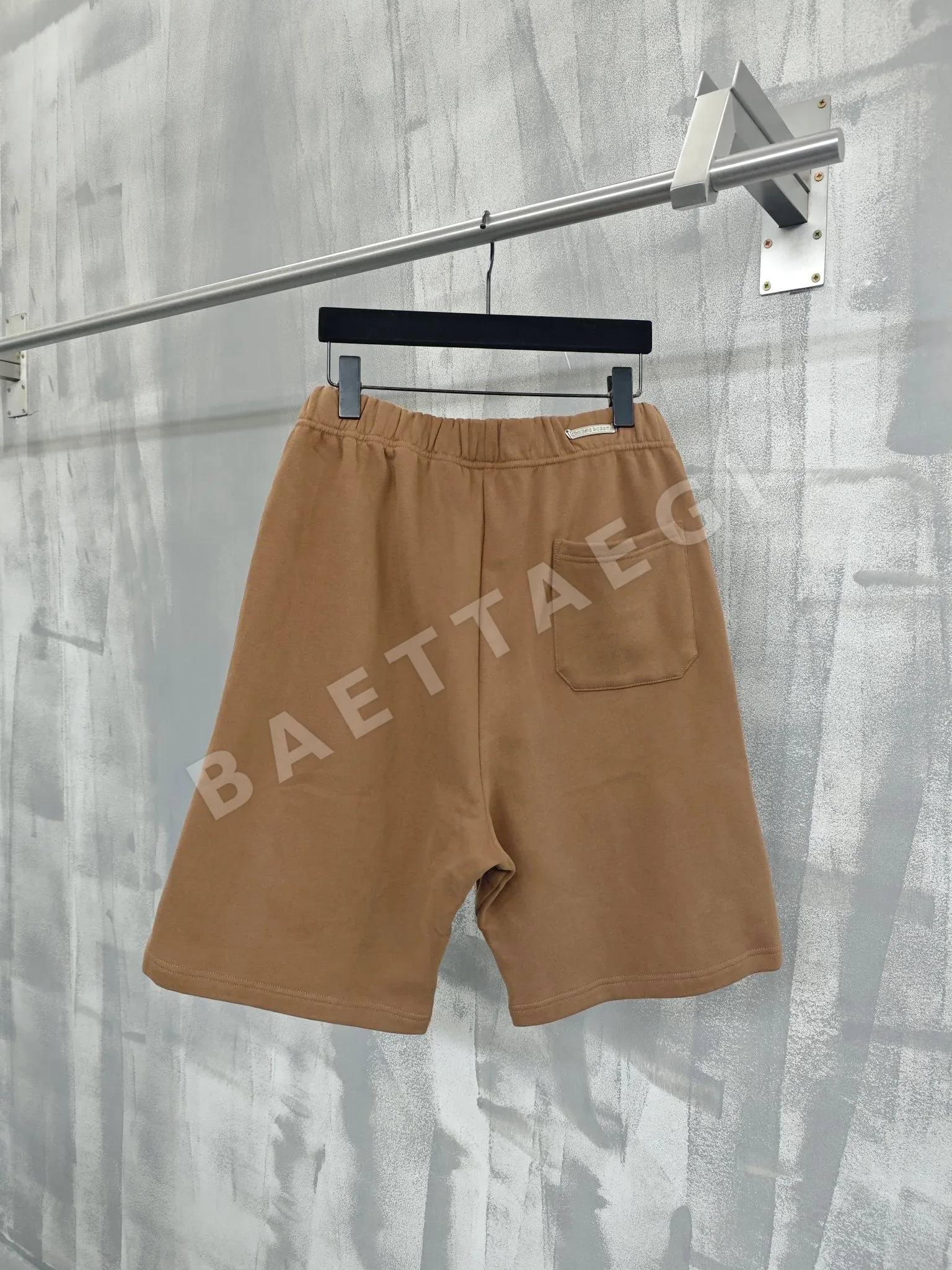 크롬하츠 산스크리트 자수 코튼 플리스 반바지 상세 이미지 2