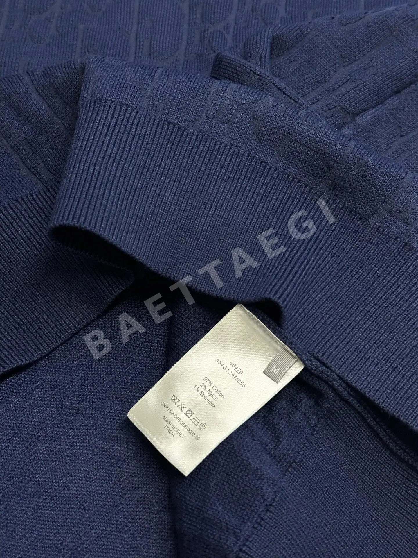 디올 남성 리브 니트 상세 이미지 9