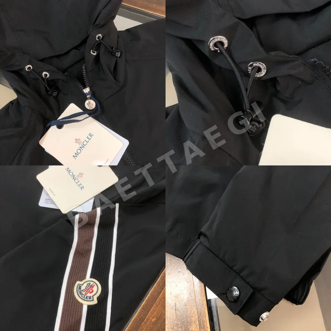 몽클레르 트리콜로르 스트라이프 남성 트렌치 자켓 상세 이미지 6