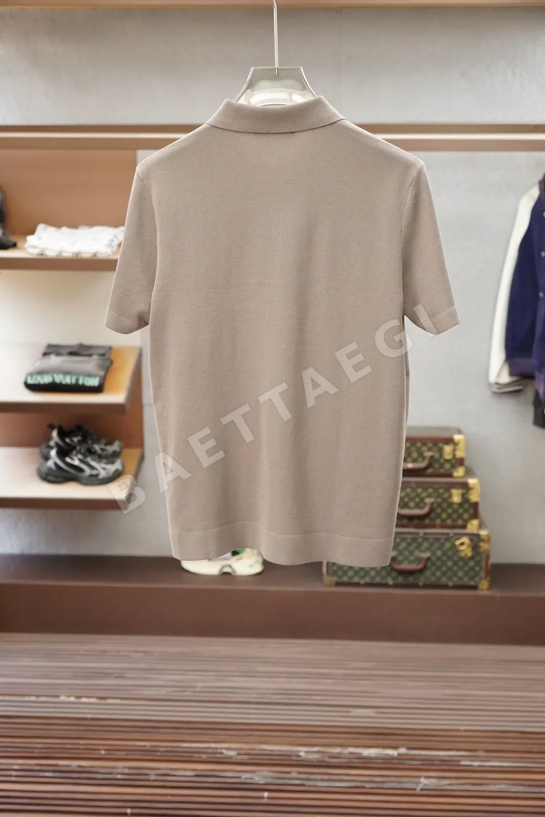 로로피아나 남성 코튼 피케 반팔 폴로셔츠 상세 이미지 9