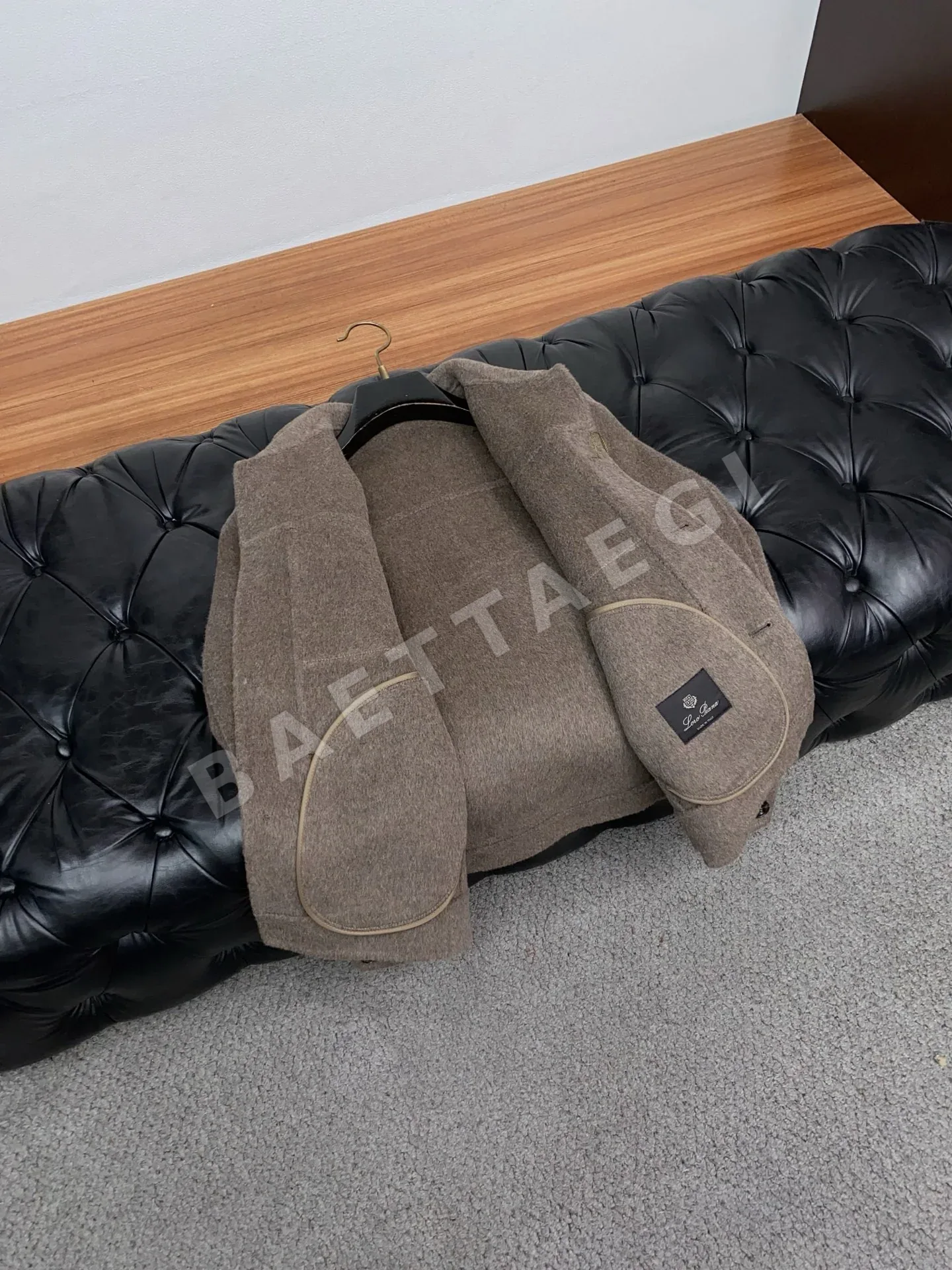 로로피아나 울 커스텀 테일러드 카라 남성 자켓 상세 이미지 7
