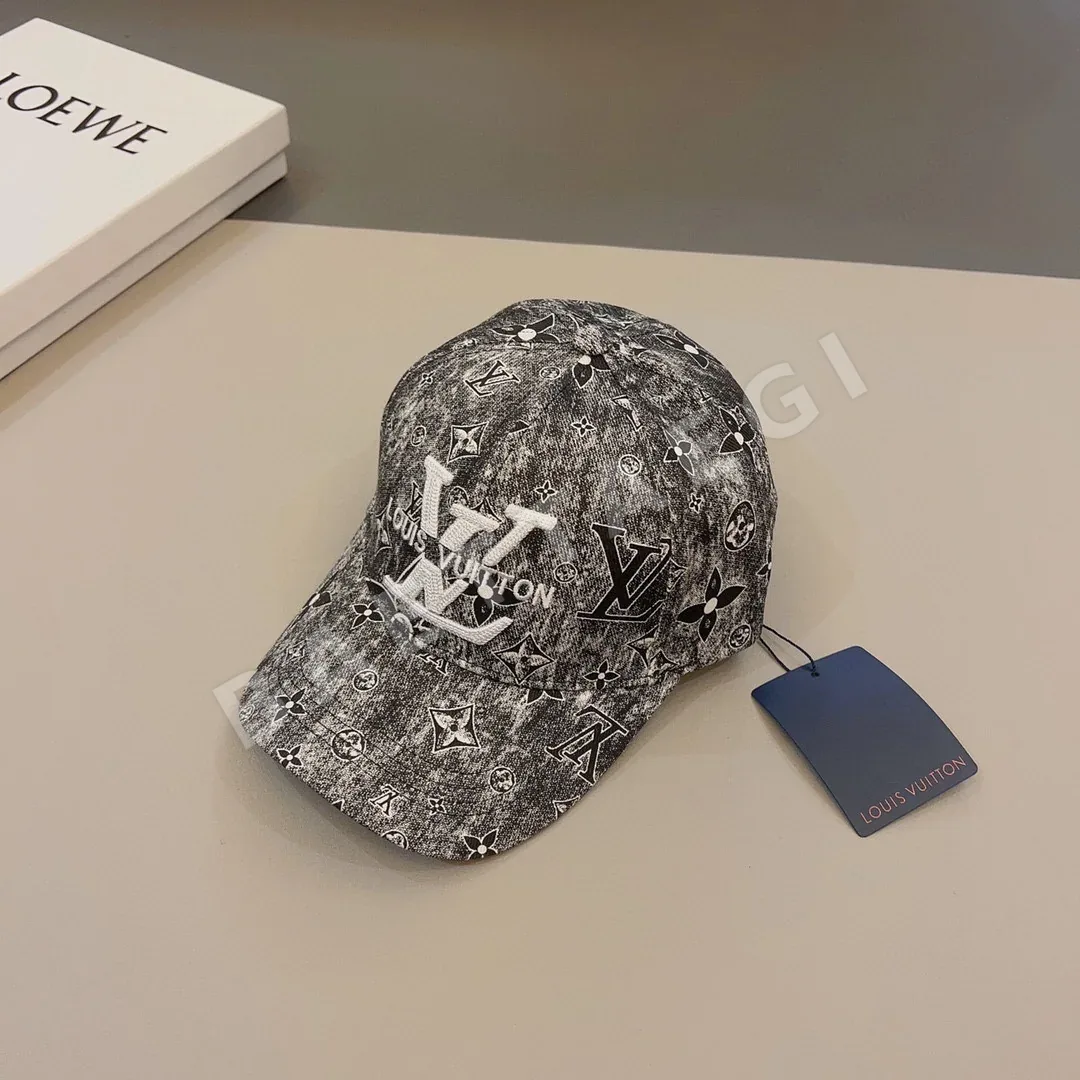 루이비통 자수 프린트 야구모자 상세 이미지 2