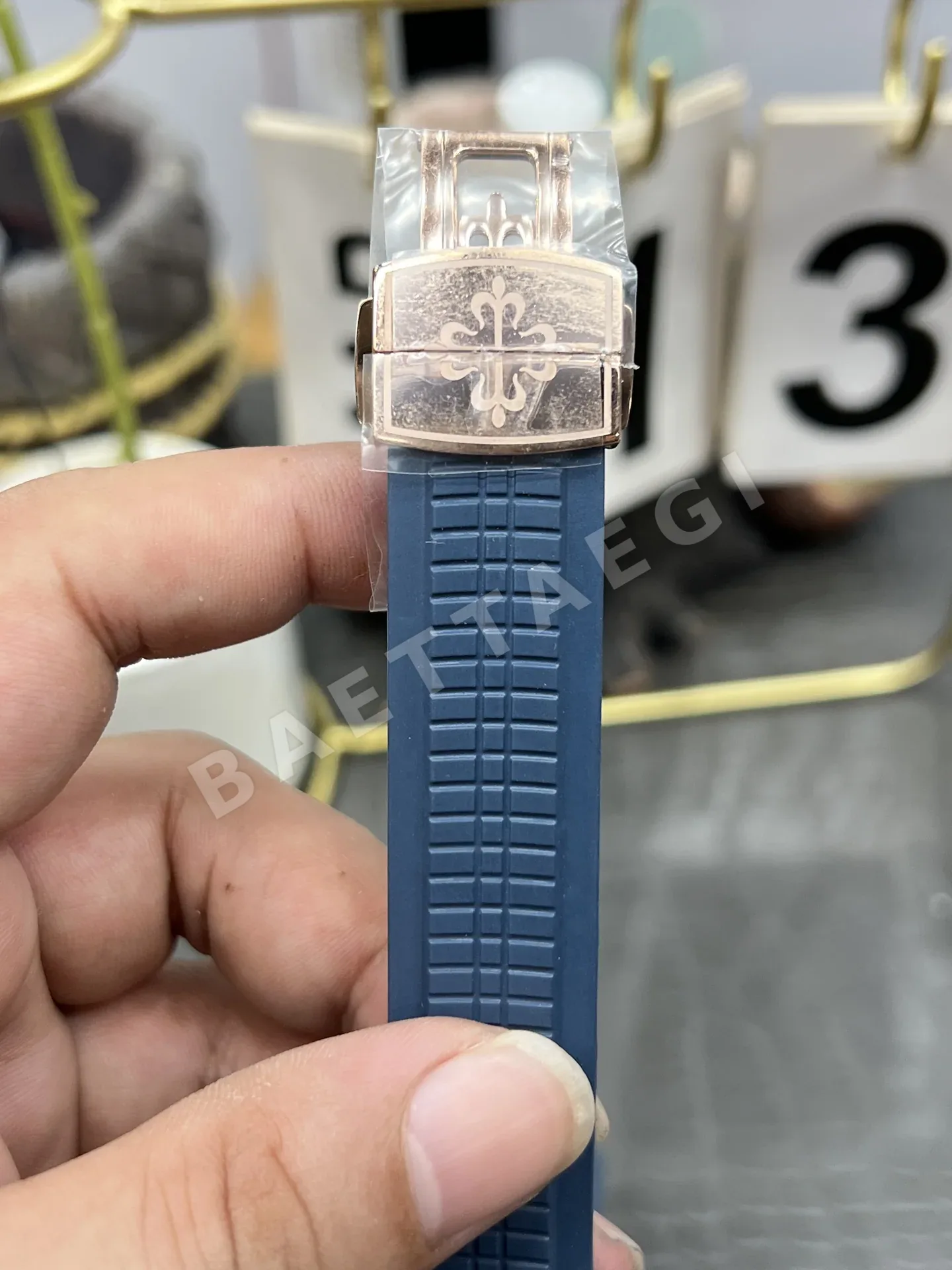 파텍필립 아쿠아넛 5261 R 다이아 자동 블루 다이얼 로즈골드 3K 공장 레플리카 43970 Patek Philippe 상세 이미지 8