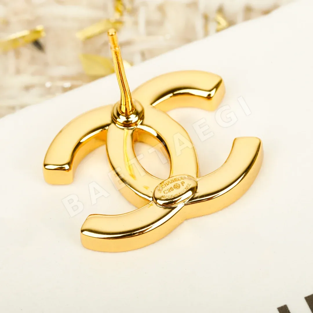 샤넬 블랙 레드 더블 C 귀걸이 상세 이미지 8