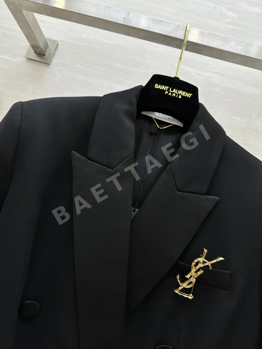 생로랑 울 초슬림 여성 자켓 상세 이미지 3