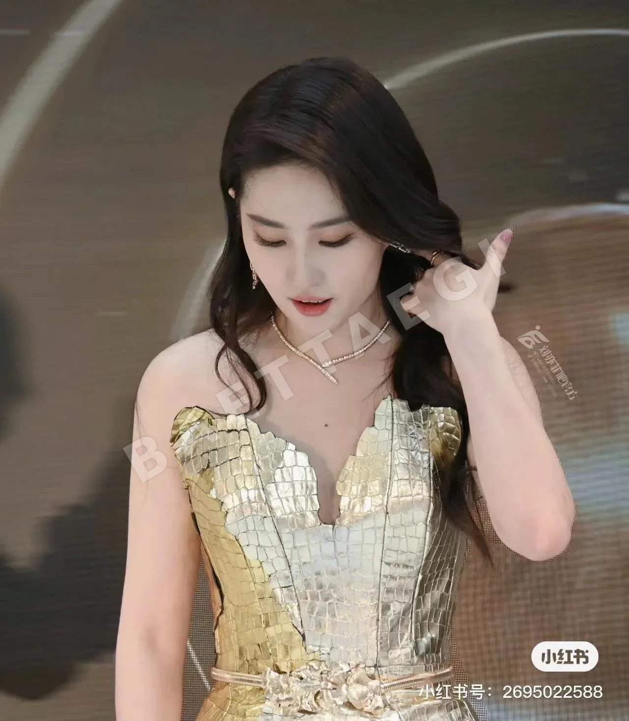 불가리 다이아몬드 뱀 모티브 목걸이 상세 이미지 2