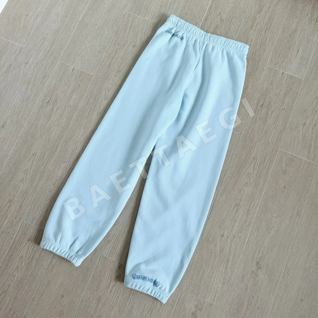 크롬하츠 블루 경량 플리스 여성 바지 상세 이미지 4