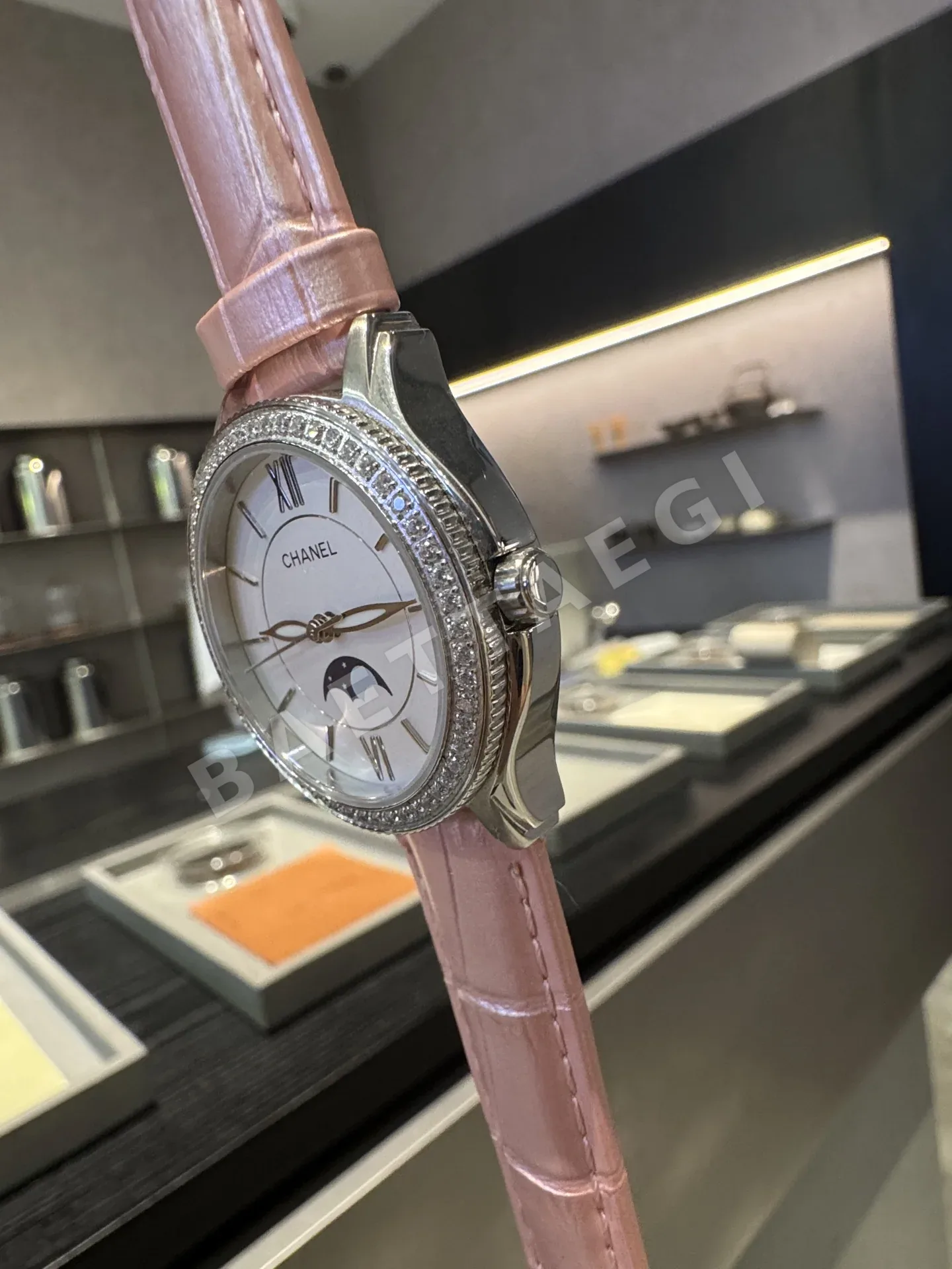 샤넬 세라믹 쿼츠 사파이어 여성 시계 레플리카 44786 Chanel 상세 이미지 6