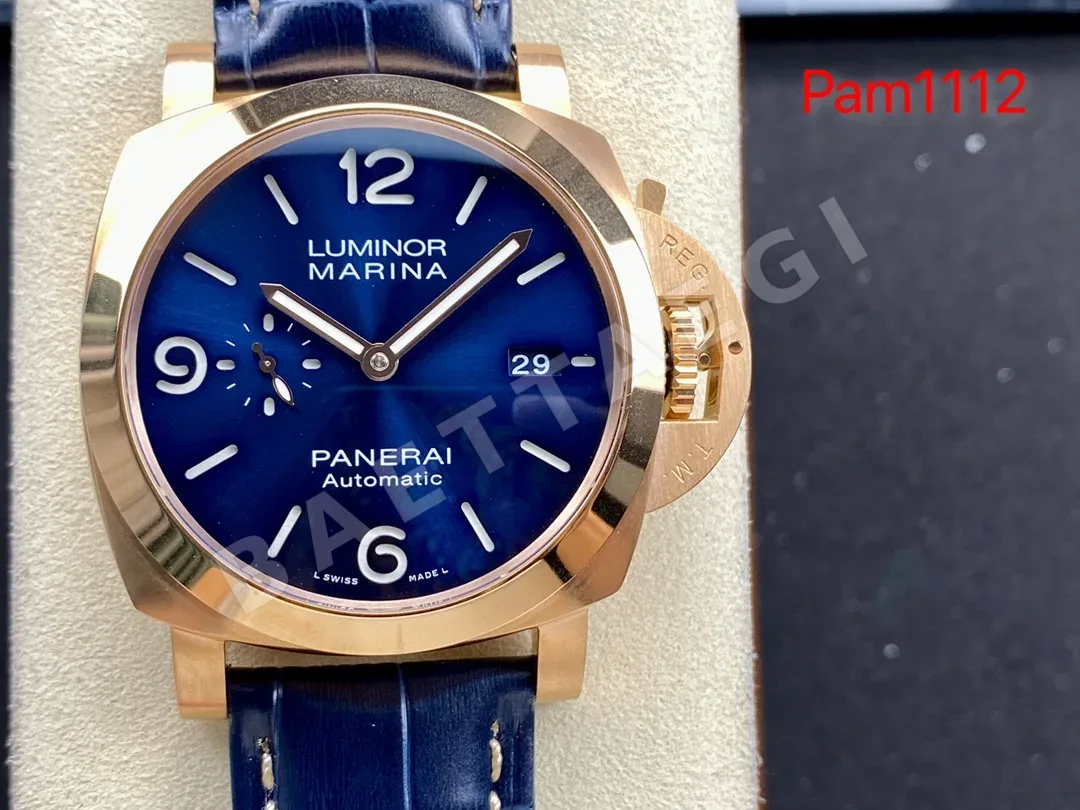파네라이 PAM1112 44MM316 L 로즈 골드 시계 상세 이미지 9